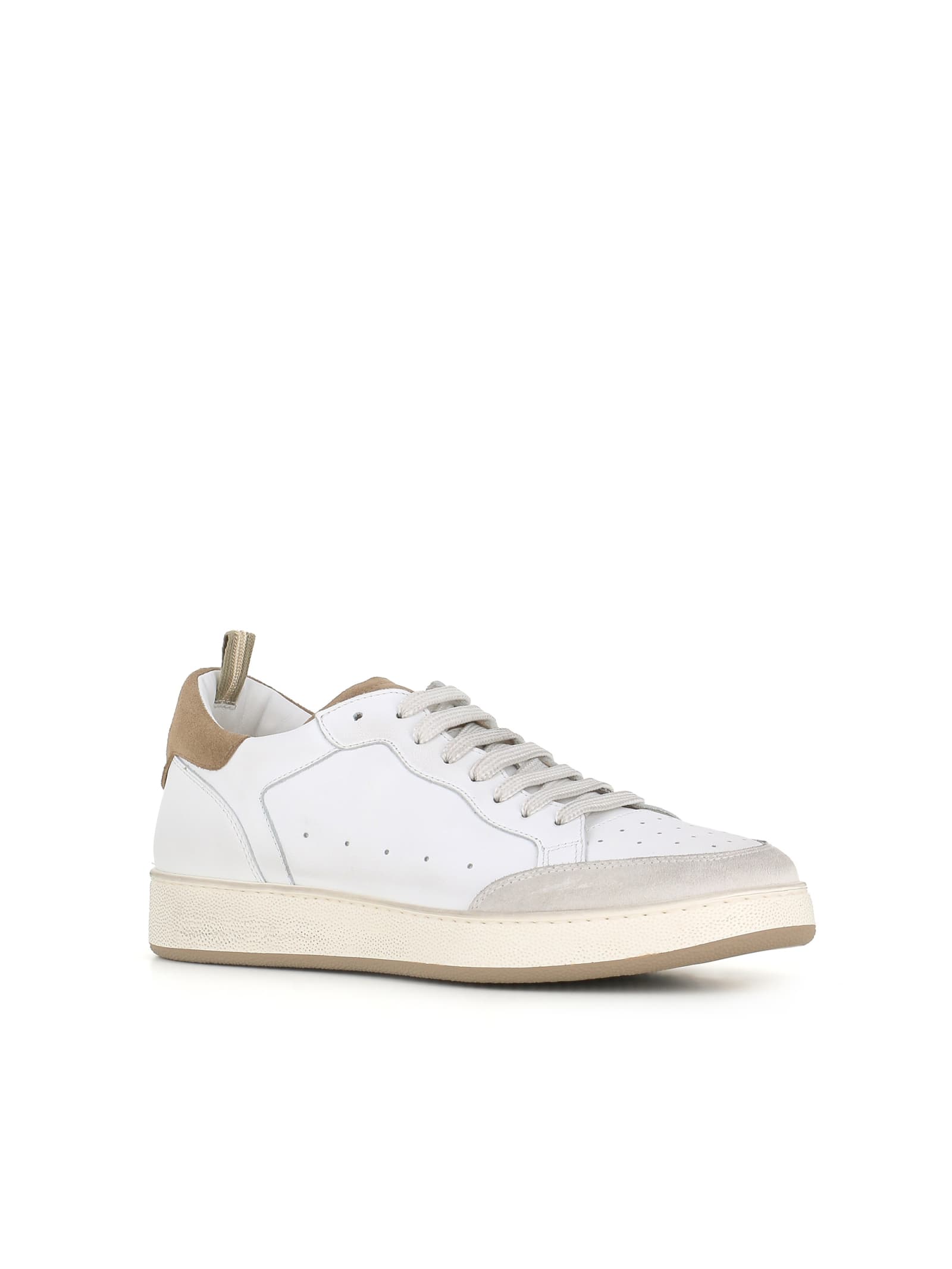 Shop Officine Creative Sneaker The Answer/001 In Bianca/beige