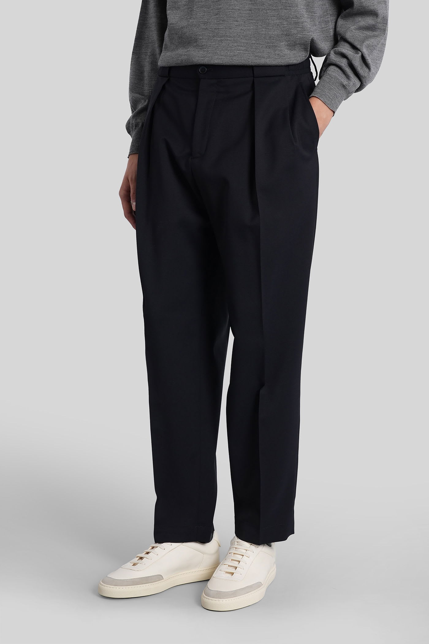 Briglia 1949 Portobellos Cotone Tecnico Trousers In Black