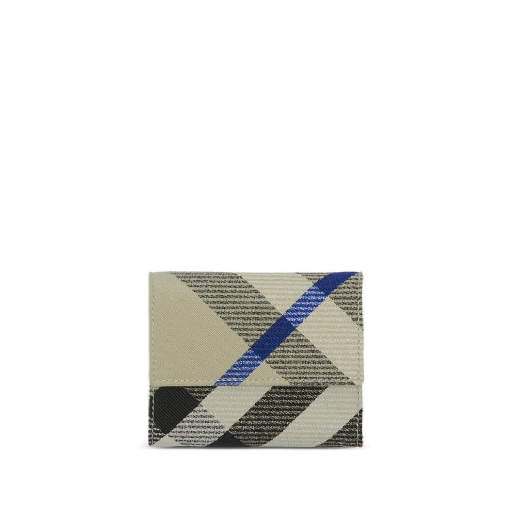 Shop Burberry Wallet In Neutrals/black