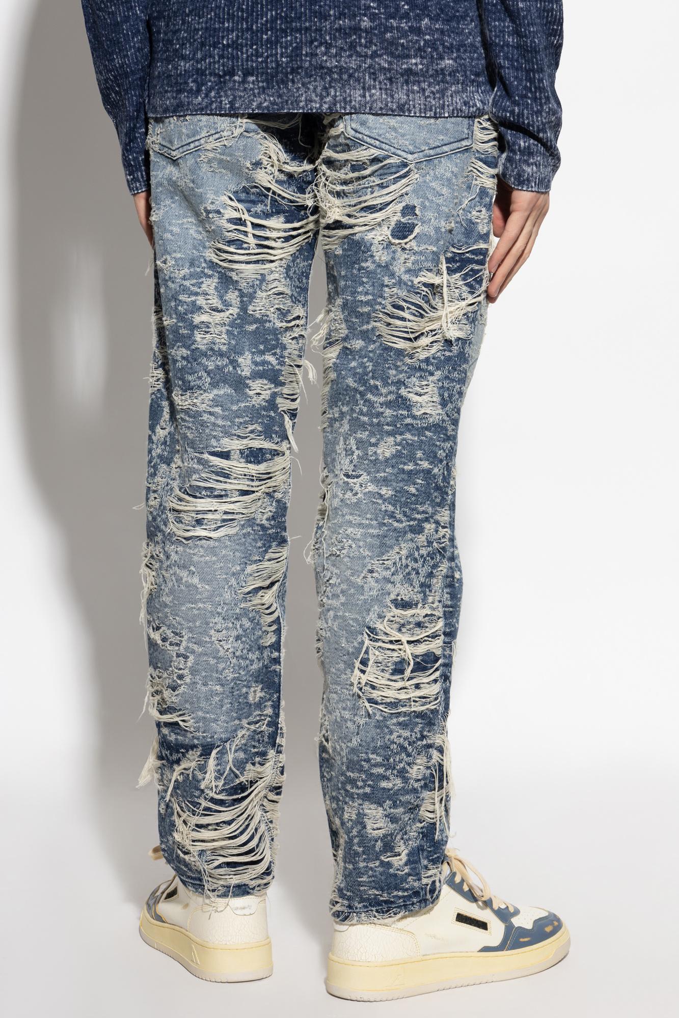 Diesel Regular Distressed Jeans 2023 D-finitive 09m04 In Denim