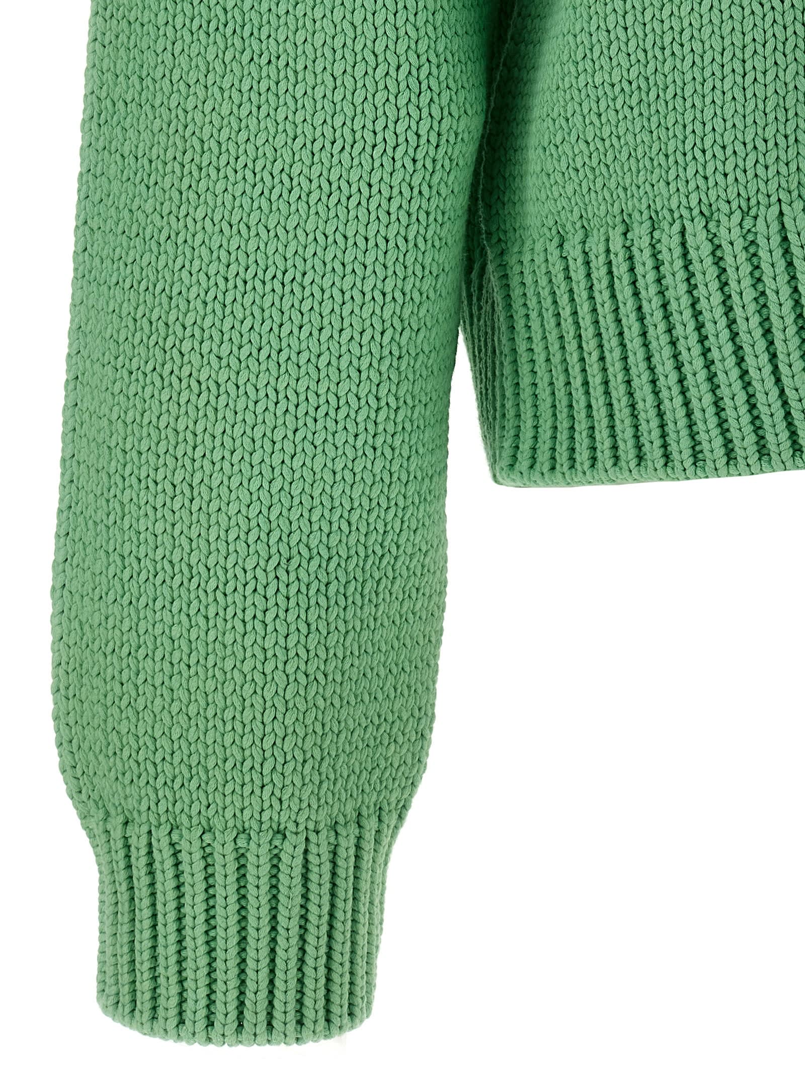 Jw Anderson J.w.anderson 'graphic' Sweater In Green