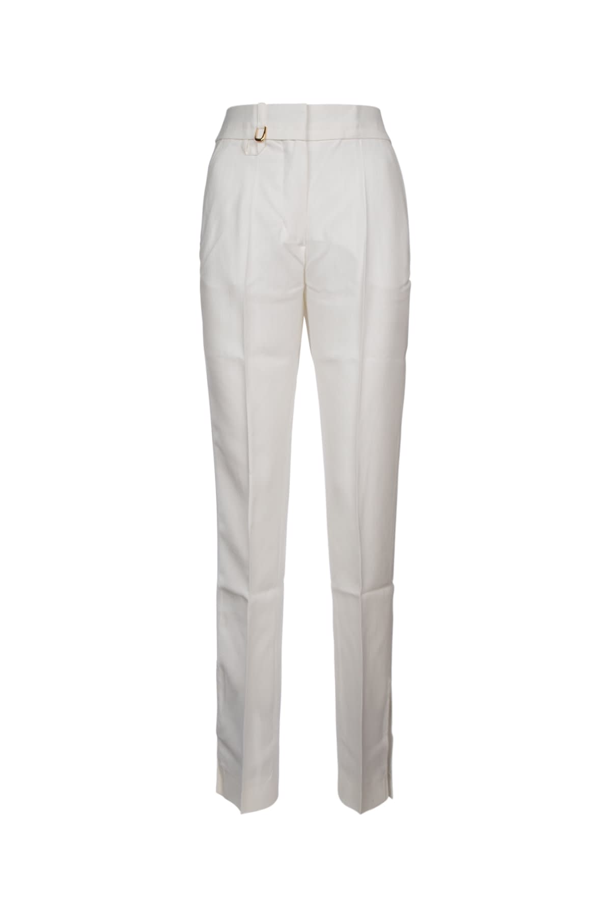パンツ JACQUEMUS LINEN TIBAU PANTS Le Pantalon Tibau linen-blend pants in yellow - Jacquemus