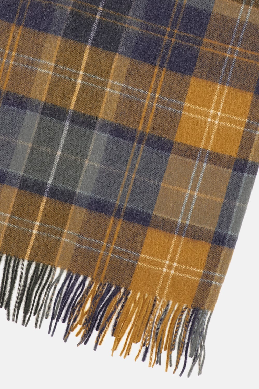 Barbour Tartan Patchwork Scarf In Multi