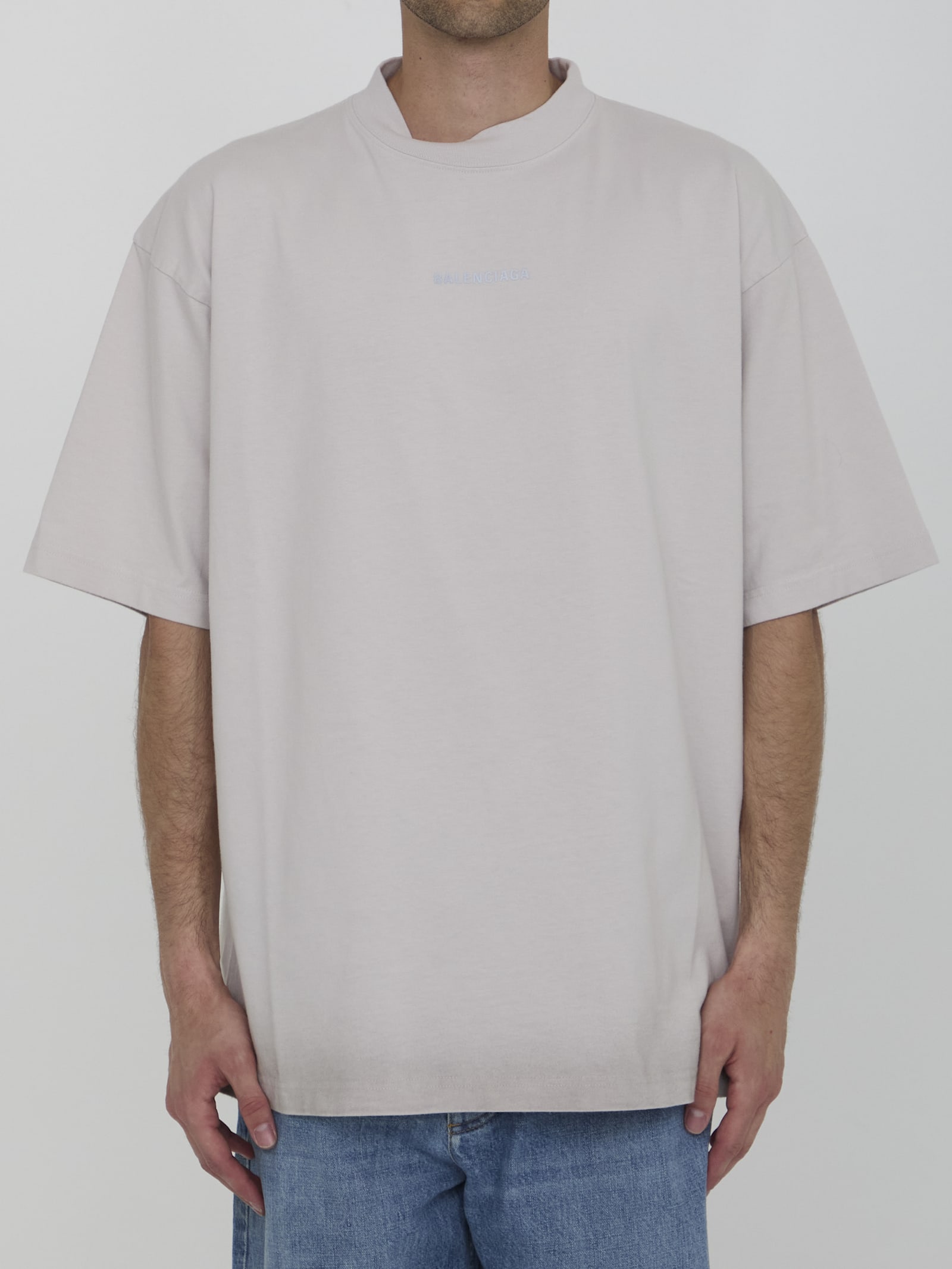 Shop Balenciaga T-shirt In Off White