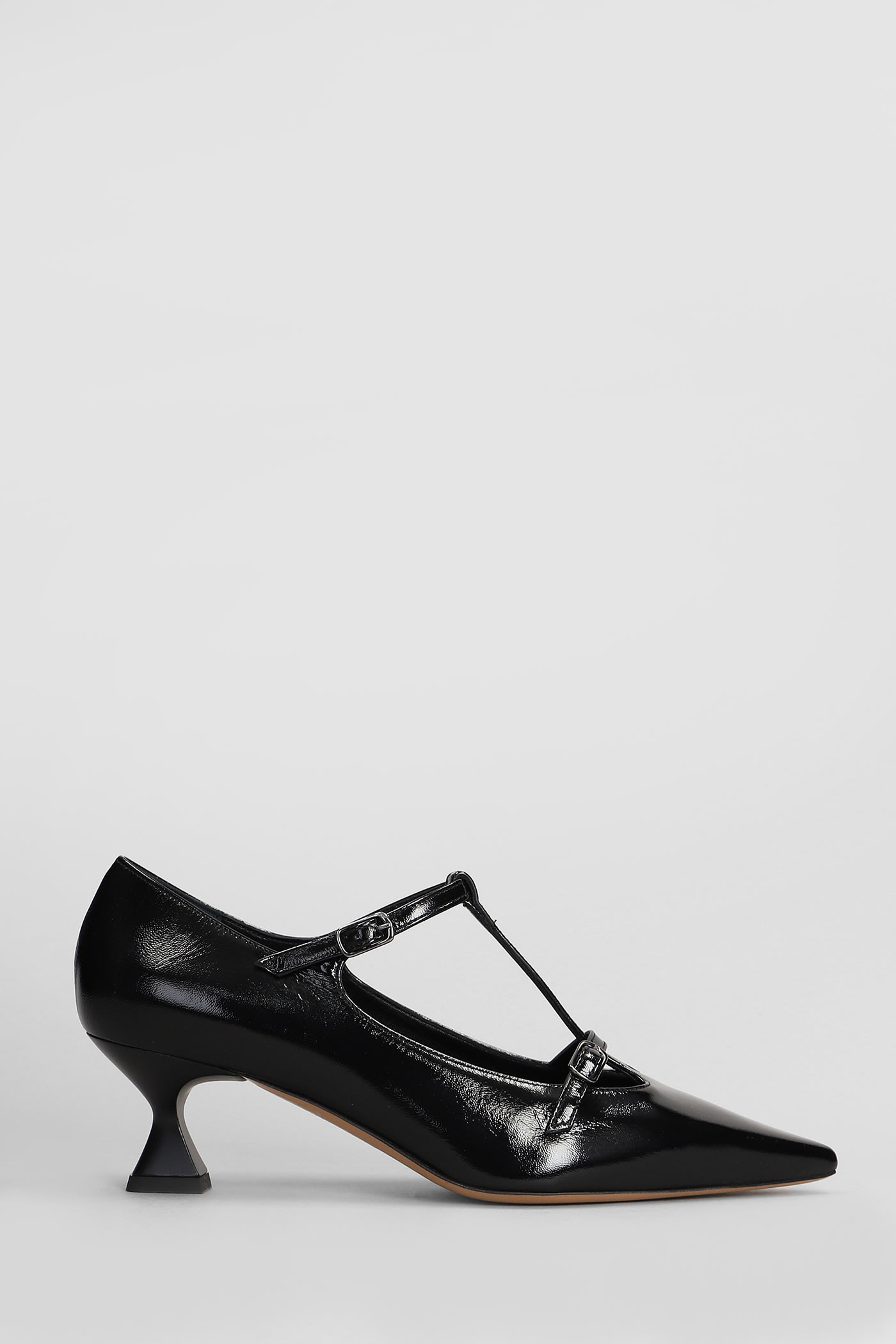 Shop The Seller Pumps In Black Patent Leather