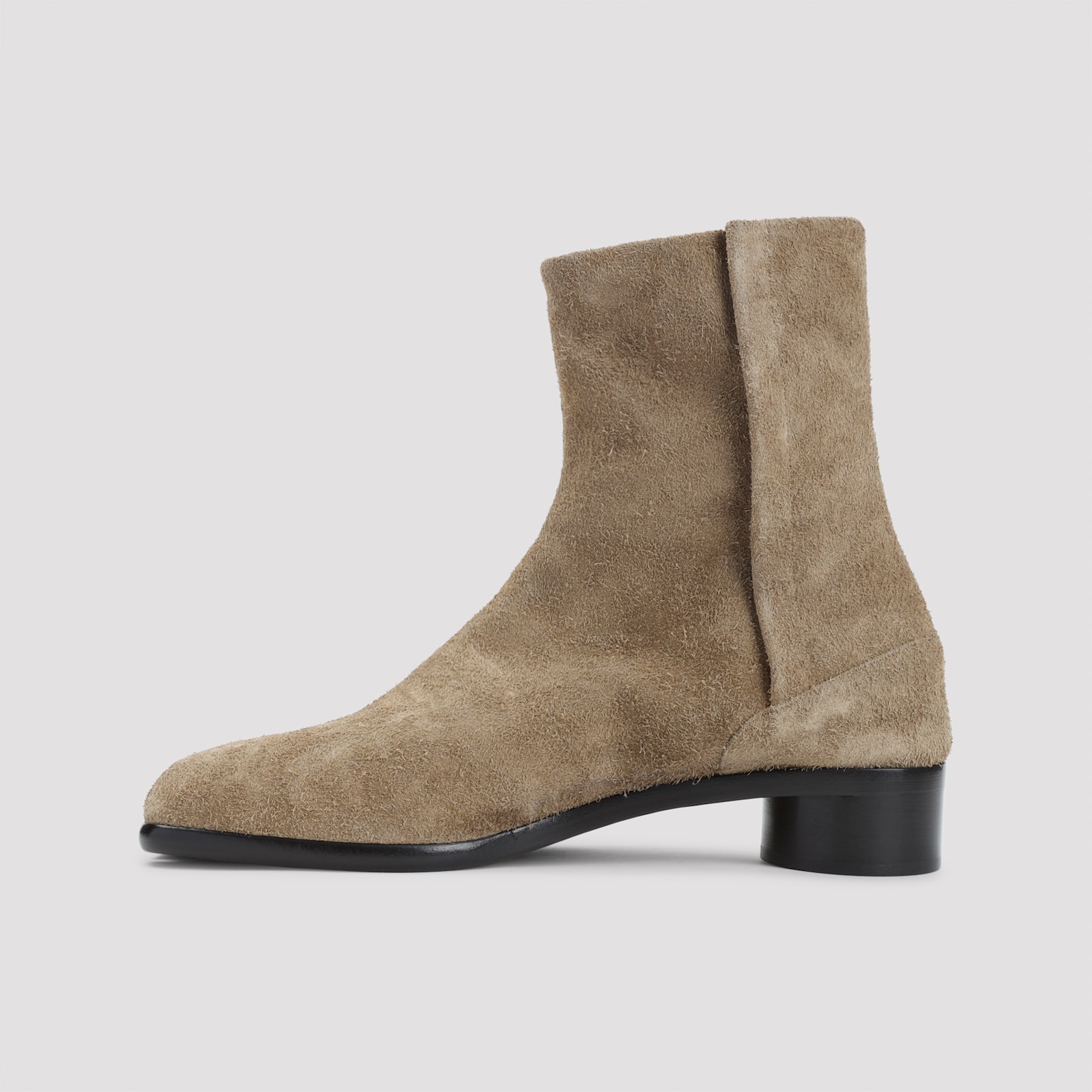 Maison Margiela Split-toe Ankle Boots In Premium Calf Leather In Animal Print