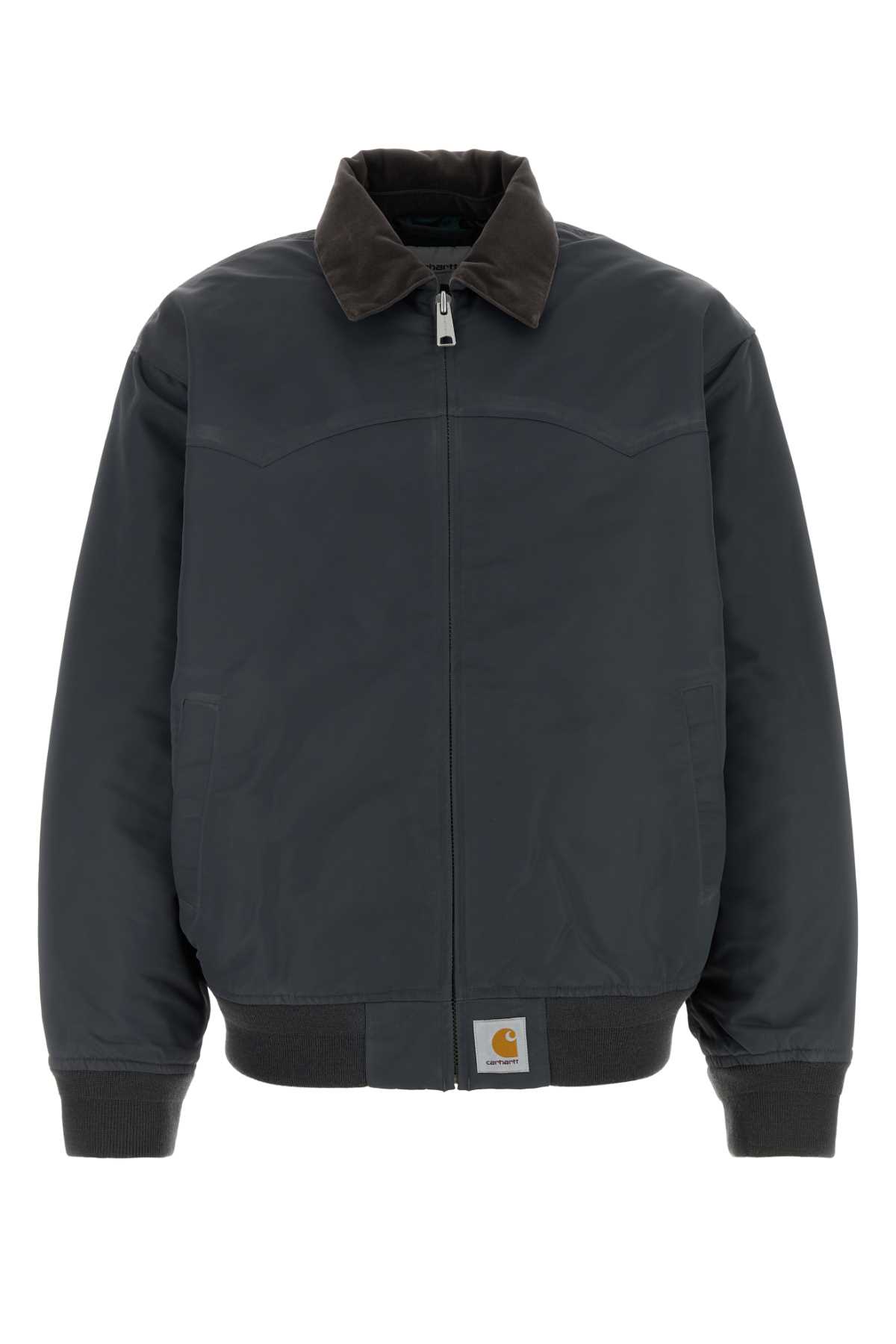 Dark Grey Nylon Santa Fe Alumni Jacket