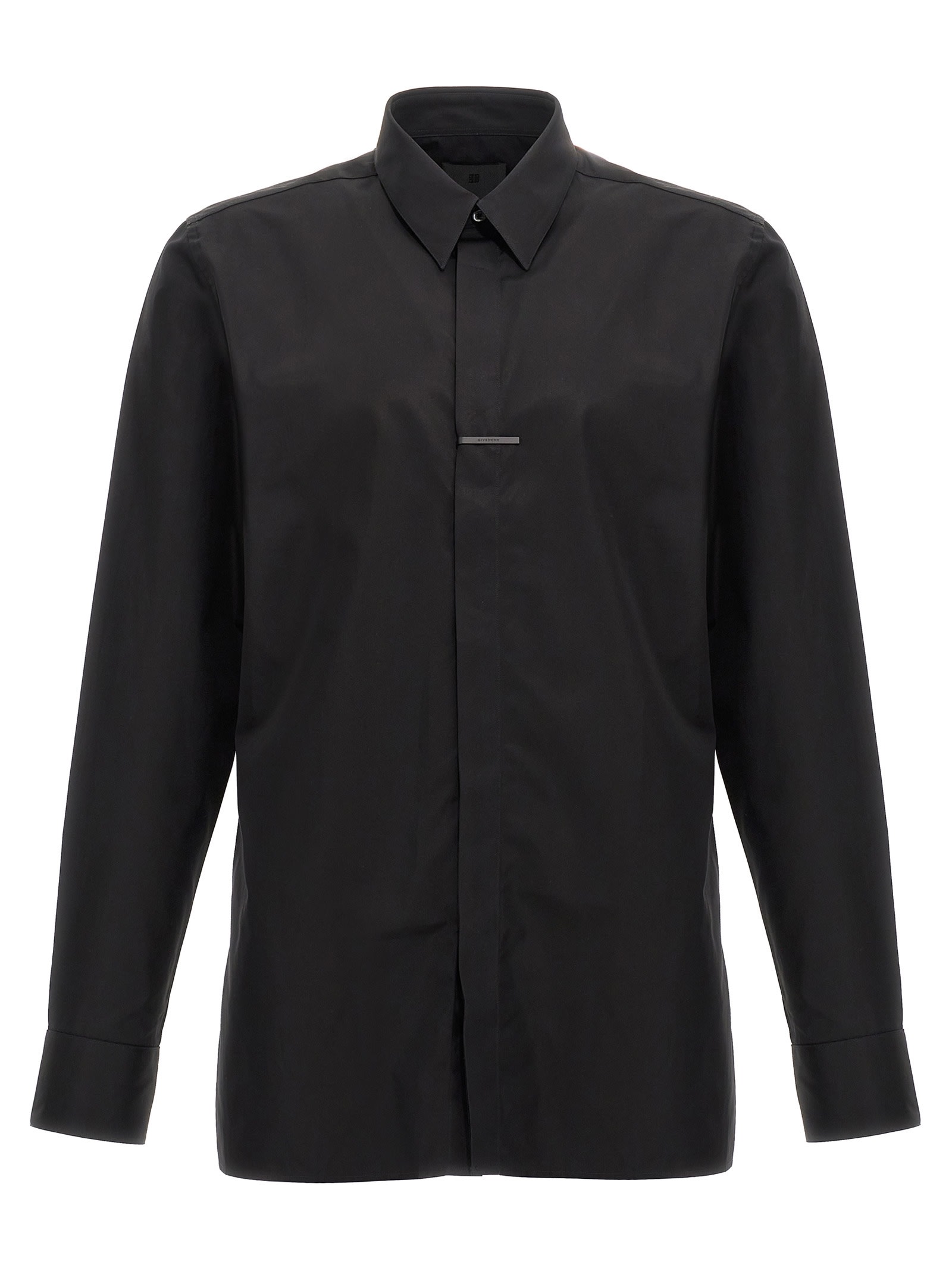 Shop Givenchy Metal Clip Shirt In Black