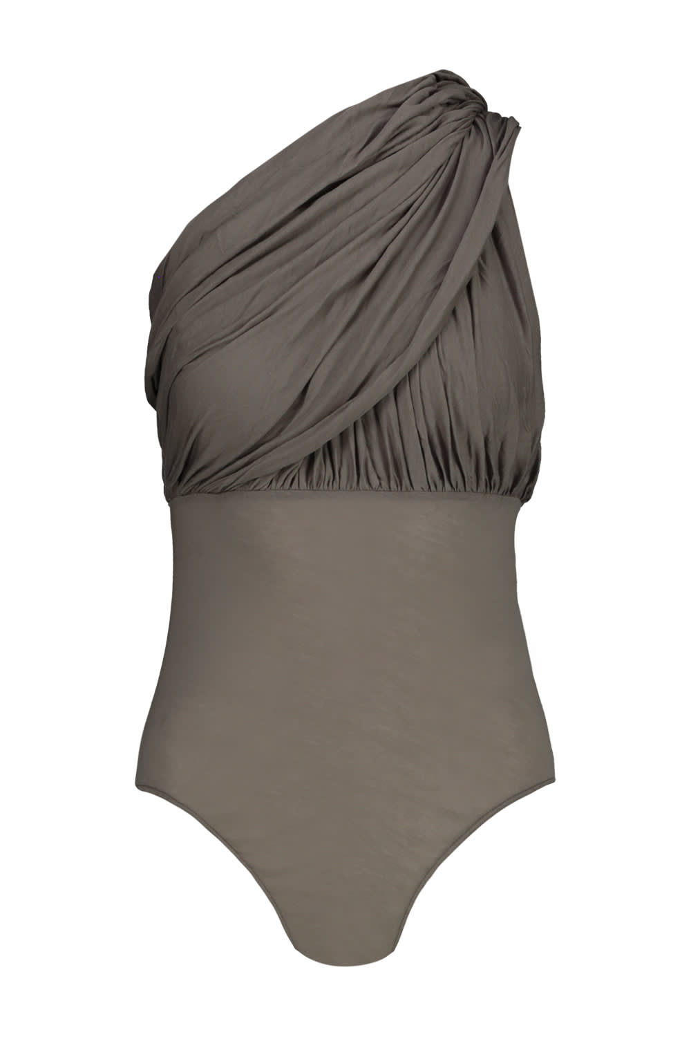 Shop Rick Owens Lido Draped Body In Dust