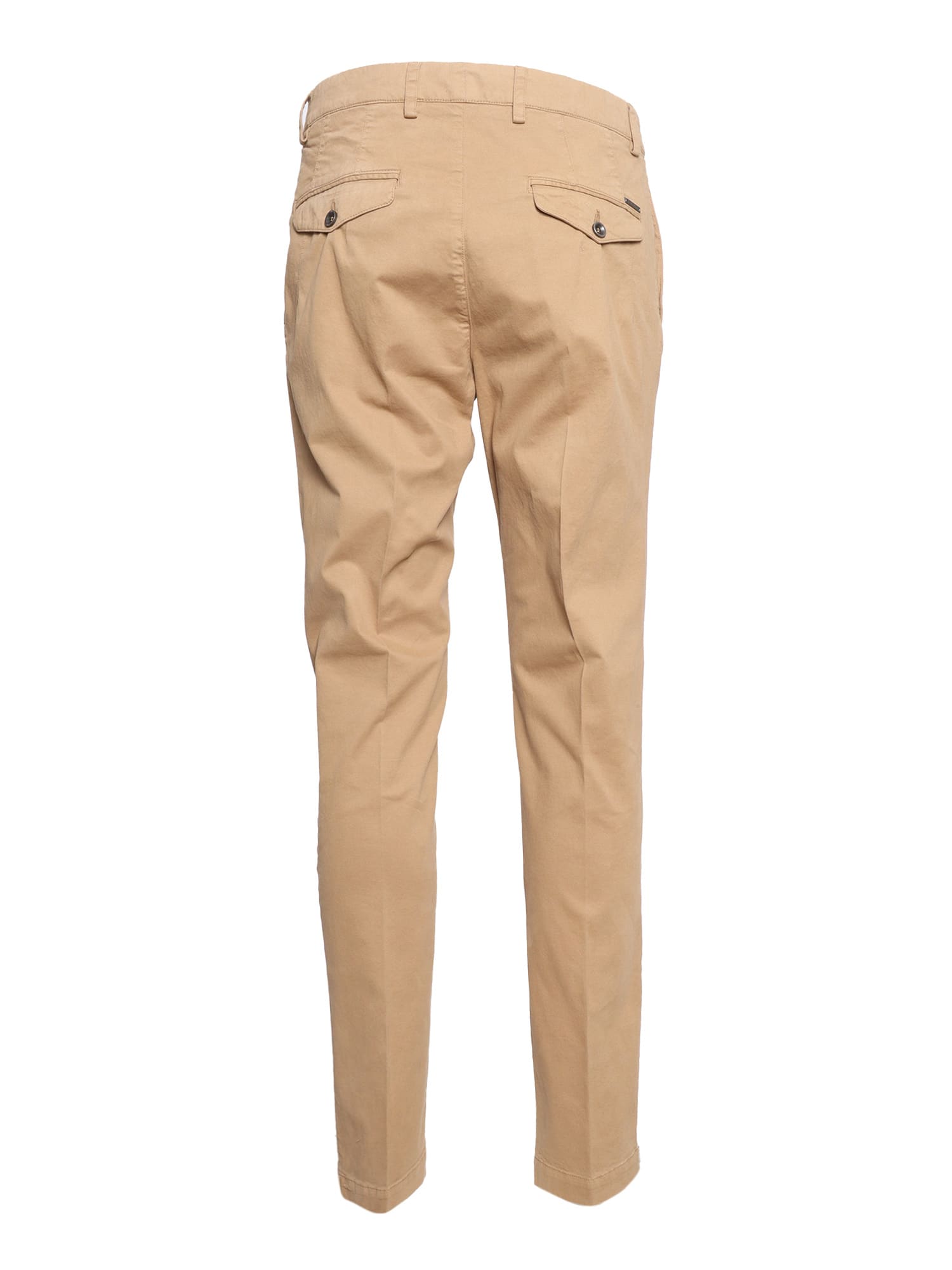 Shop Peserico Chinos In Beige
