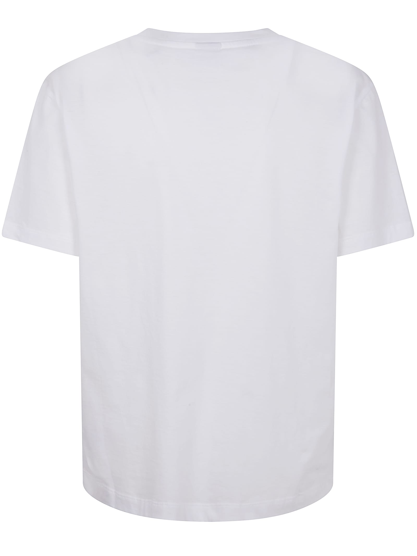Ps By Paul Smith Ps Paul Smith Floral Printed Crewneck T In White