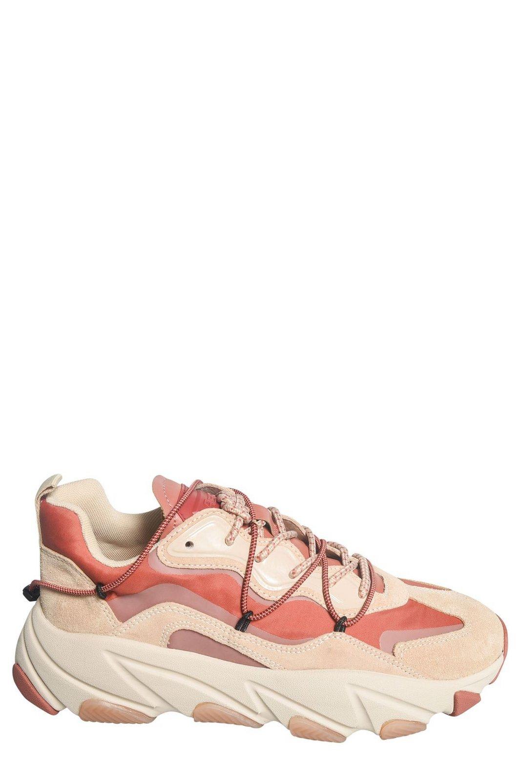 Panelled Lace-up Sneakers