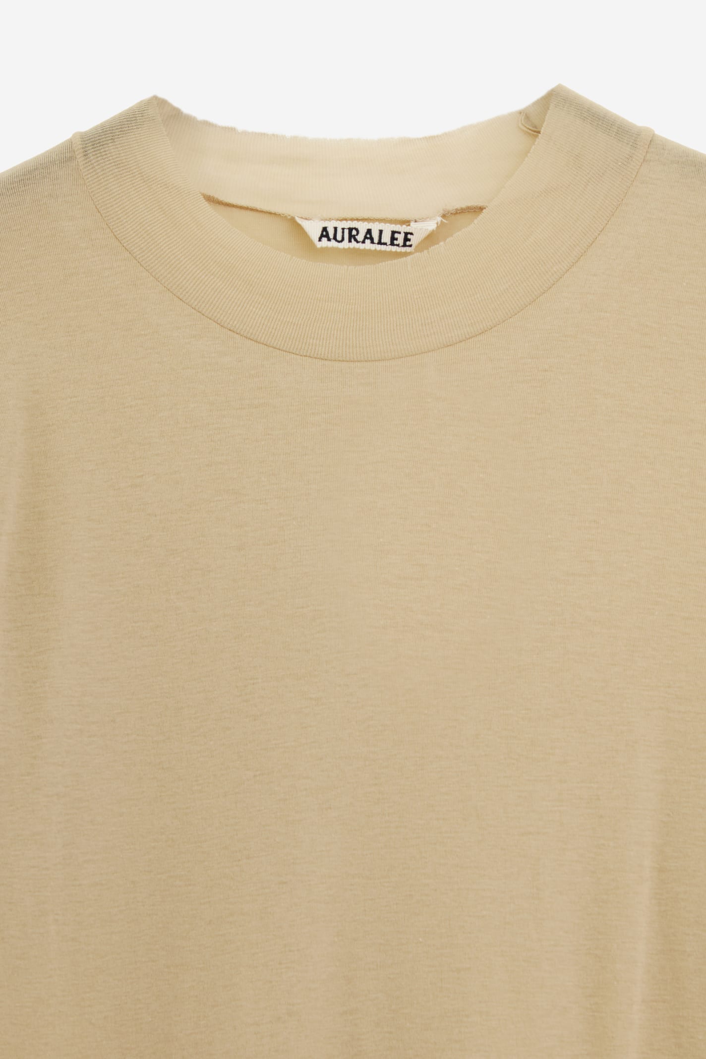 Shop Auralee T-shirt In Beige
