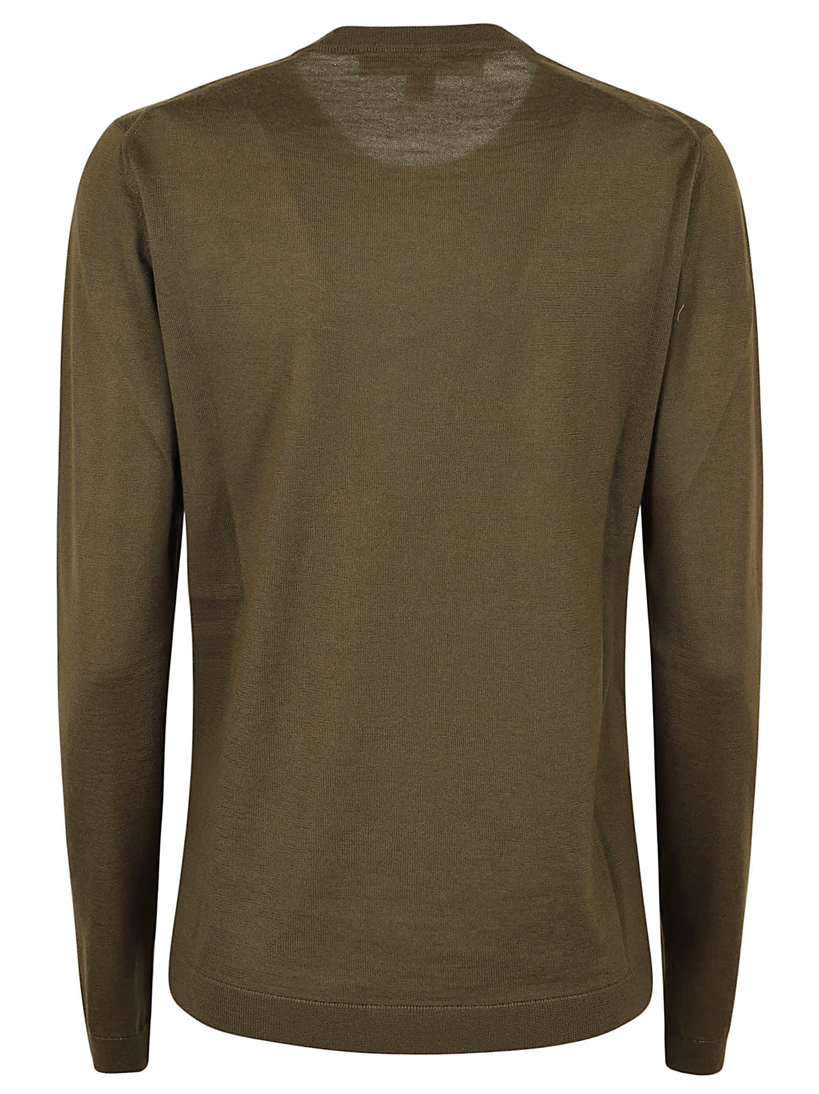 Polo Ralph Lauren Ralph Lauren Collection Crewneck Jumper In Moss