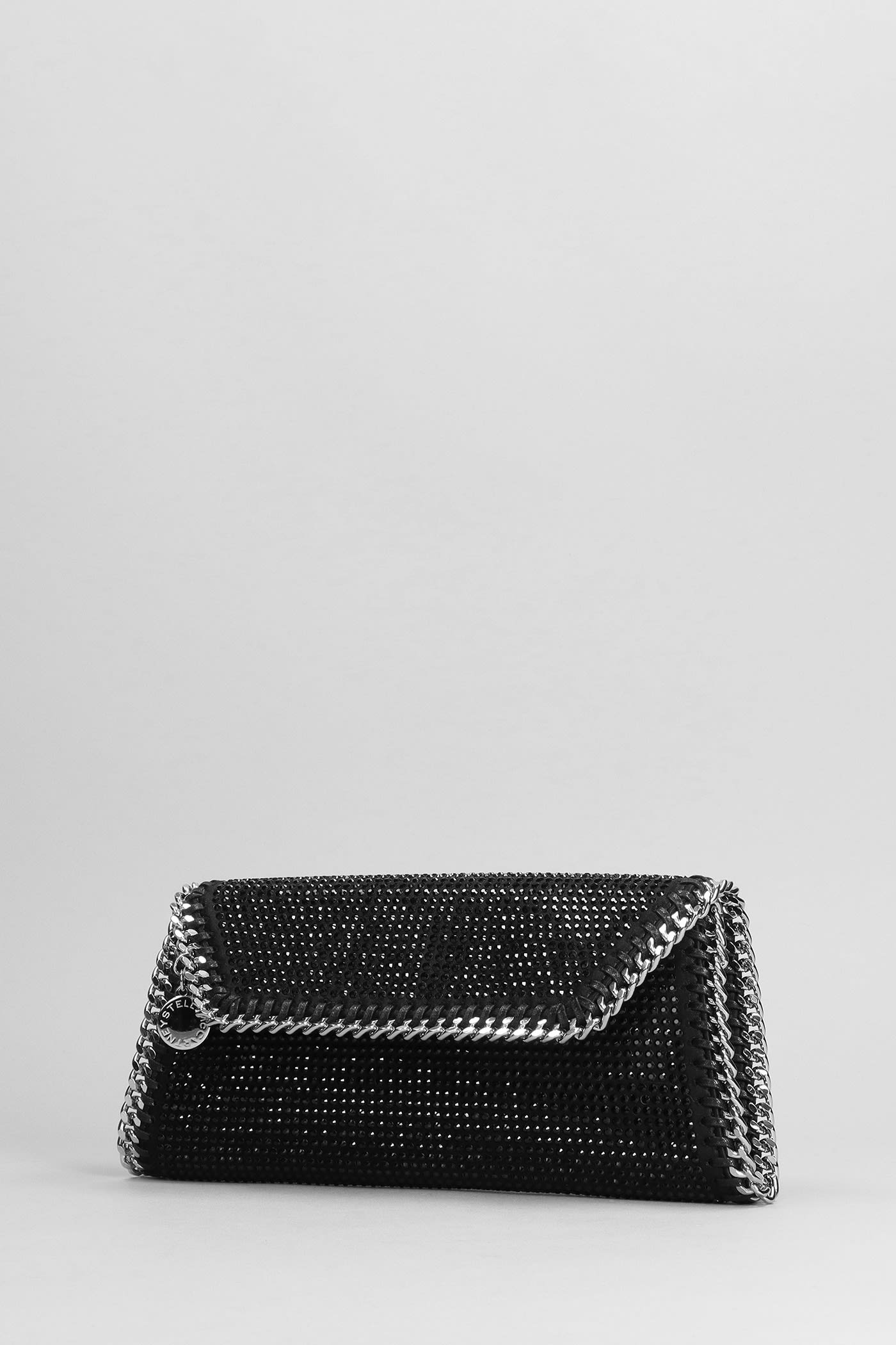 Shop Stella Mccartney Clutch In Black Polyester