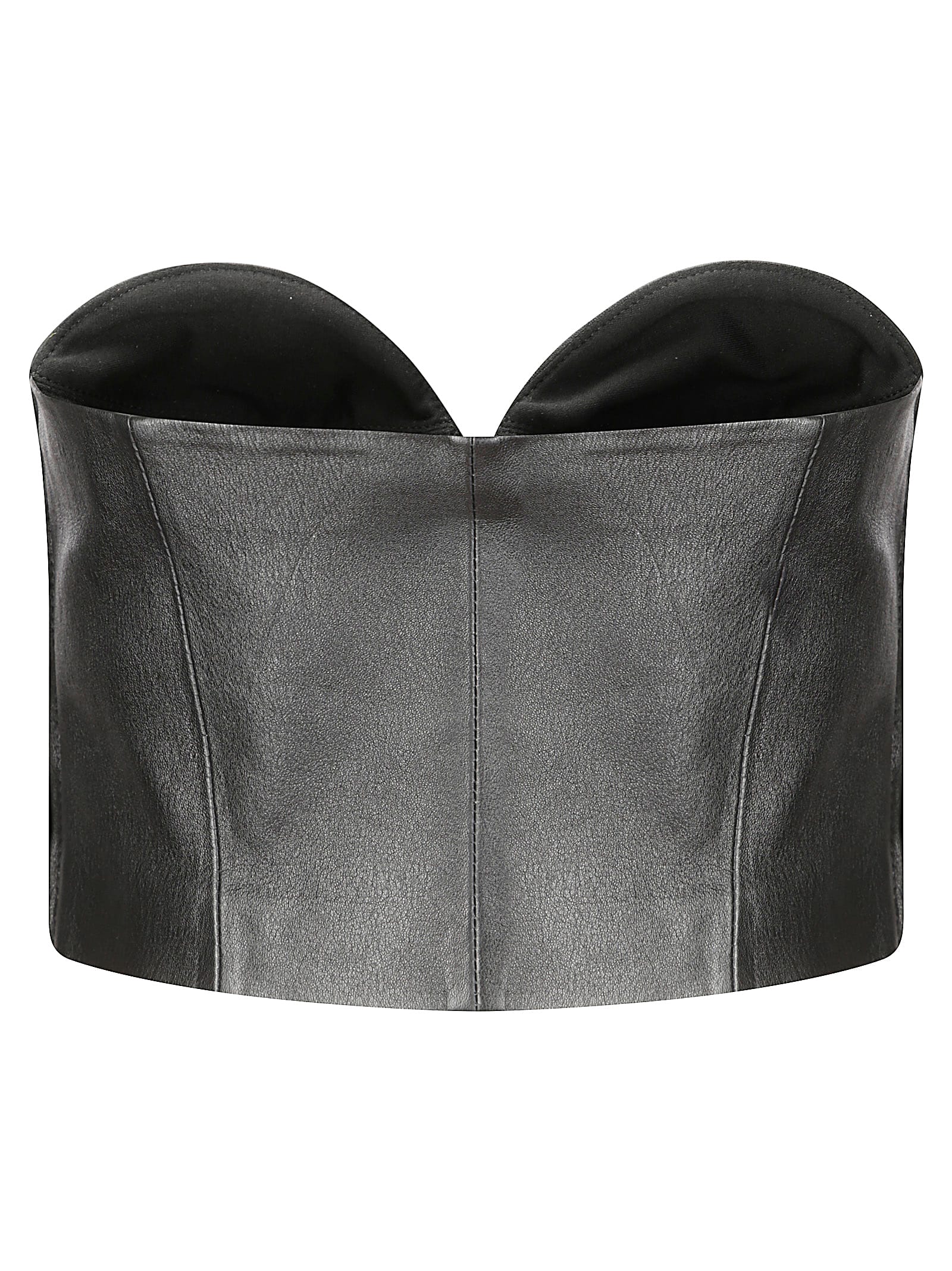 Desa 1972 Leather Bustier Top