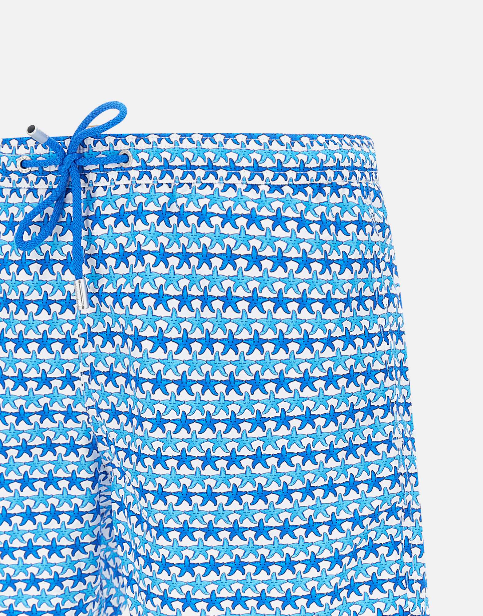 Shop Mc2 Saint Barth Lighting Micro Fantasy Swimsuit In Blue/white