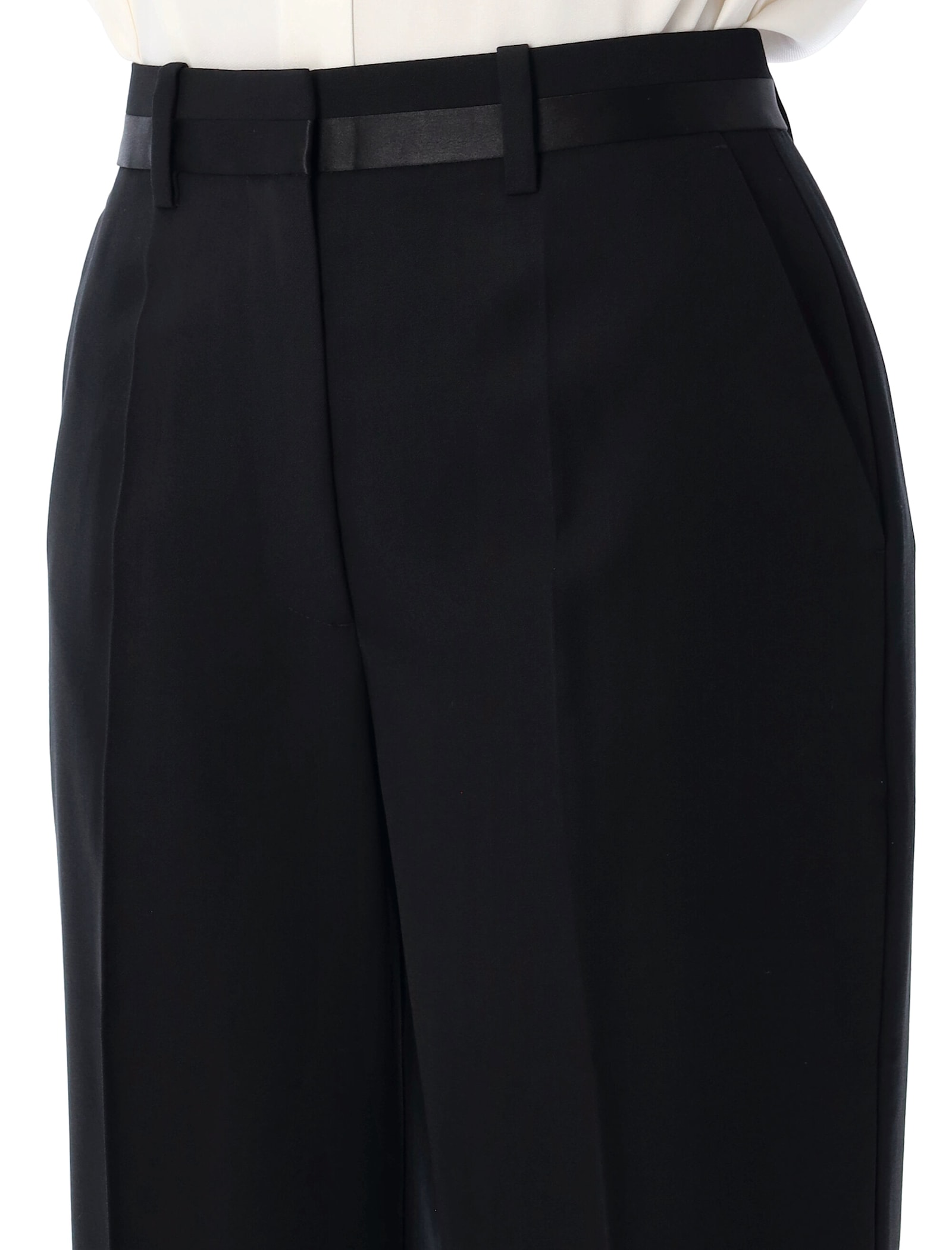 Shop Anine Bing Louisa Trousers In Black