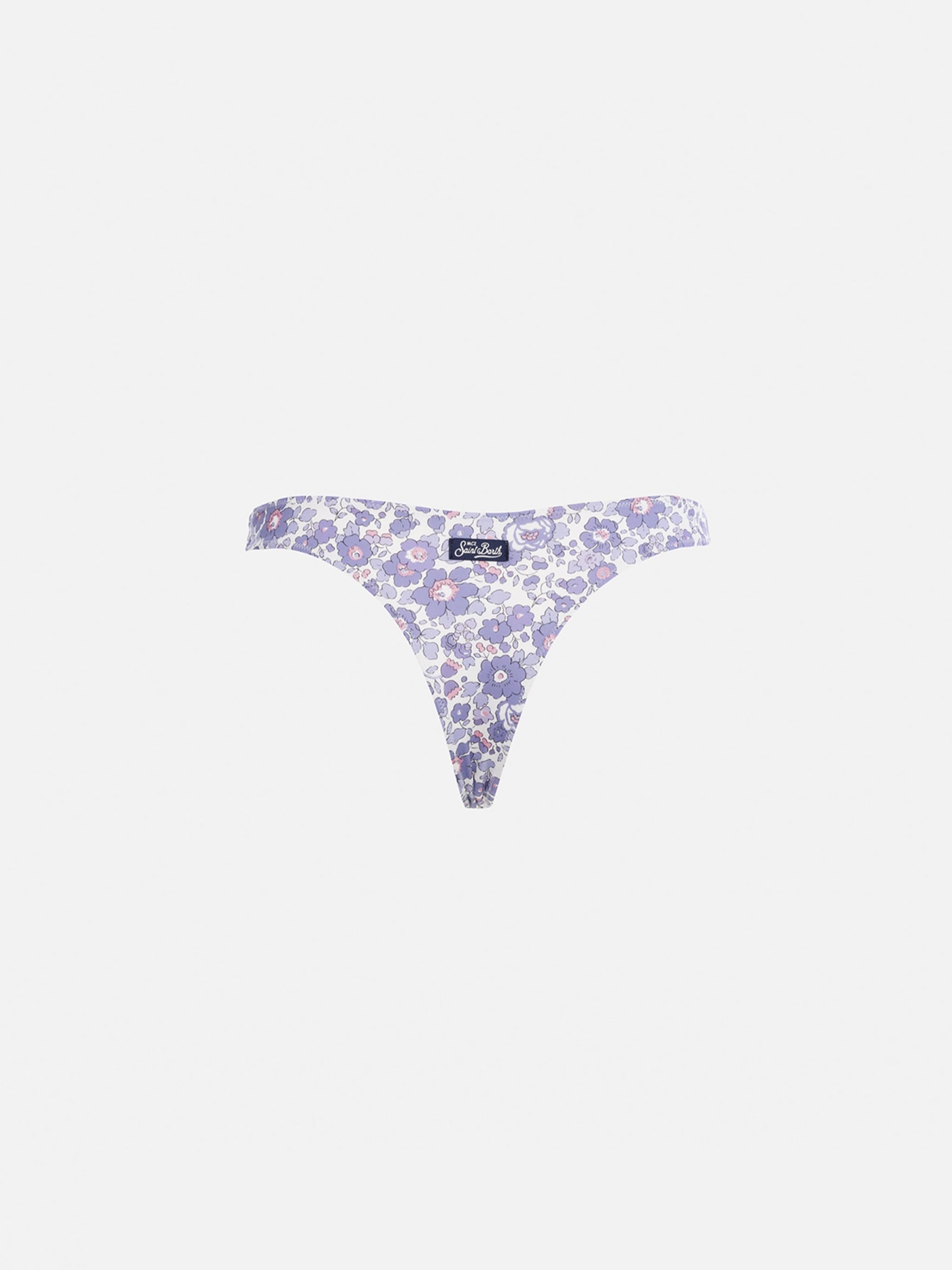 Mc2 Saint Barth Floral Pattern Bikini In Pink