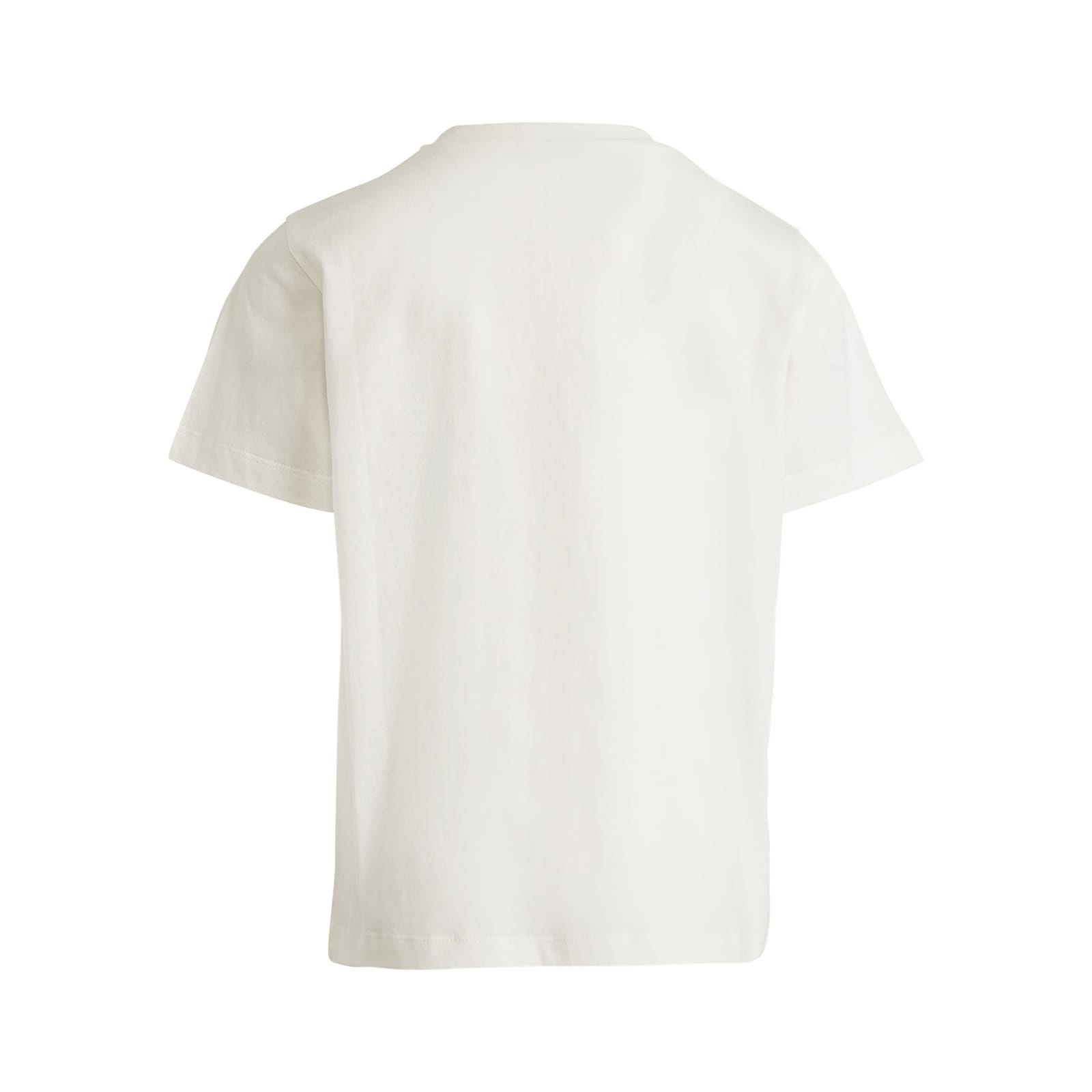 Shop Etro T-shirt With Pegasus Motif In Cream