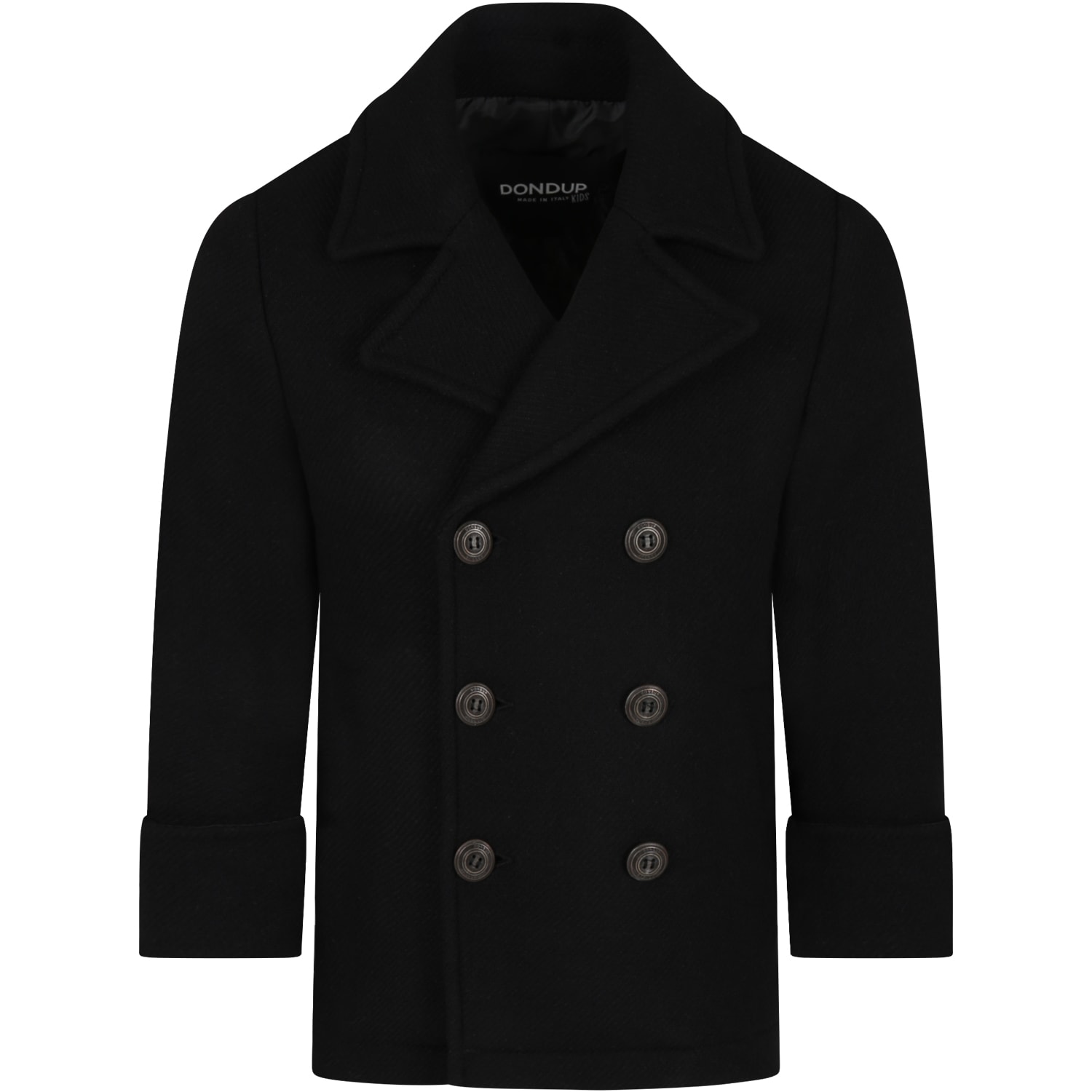 Dondup Black Coat For Boy