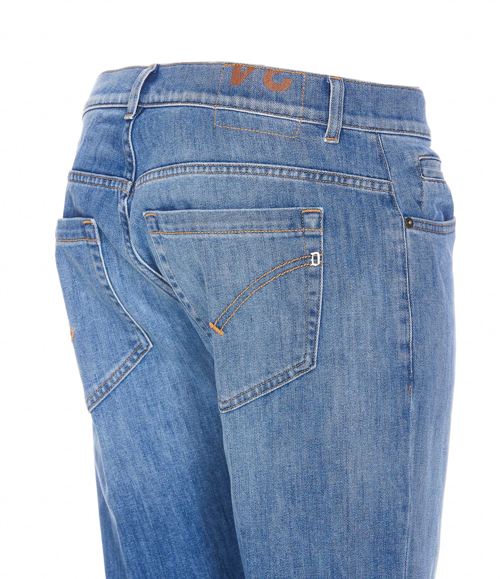 Shop Dondup George Jeans In Blue