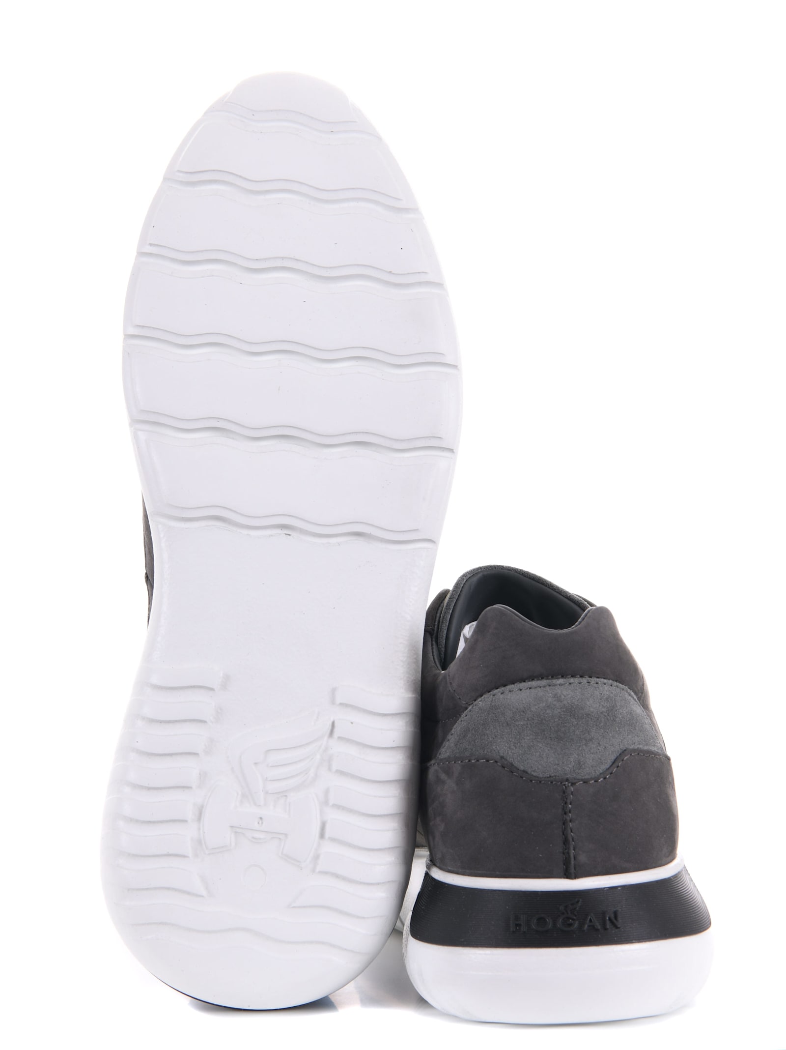 Shop Hogan Interactive3 Sneakers In Grey