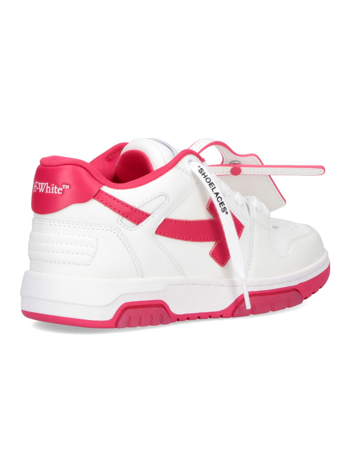 Off-white Out Of Office Women S Calf Leather Sneakers In White