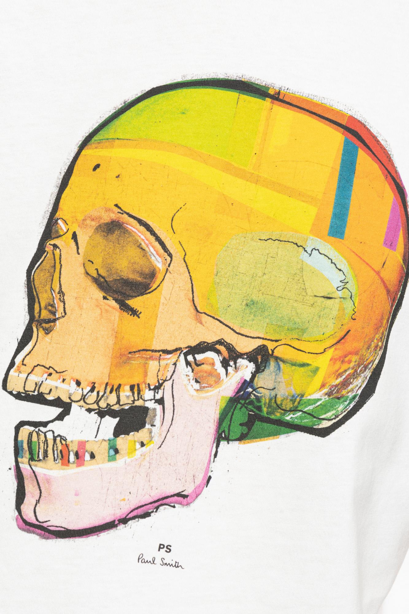 Ps By Paul Smith Ps Paul Smith Printed T-shirt In White