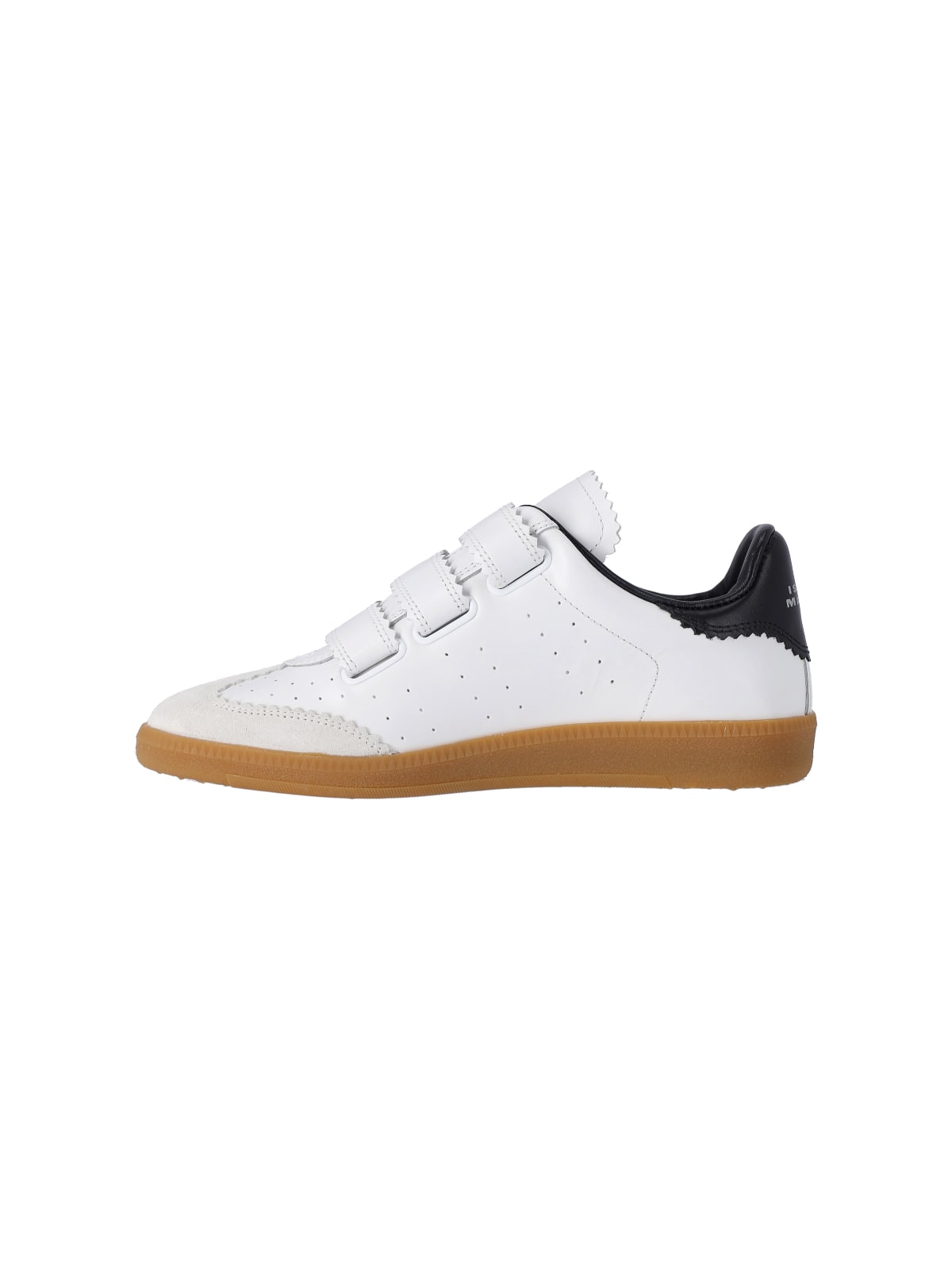 Isabel Marant Beth Leather Low-top Sneakers In White