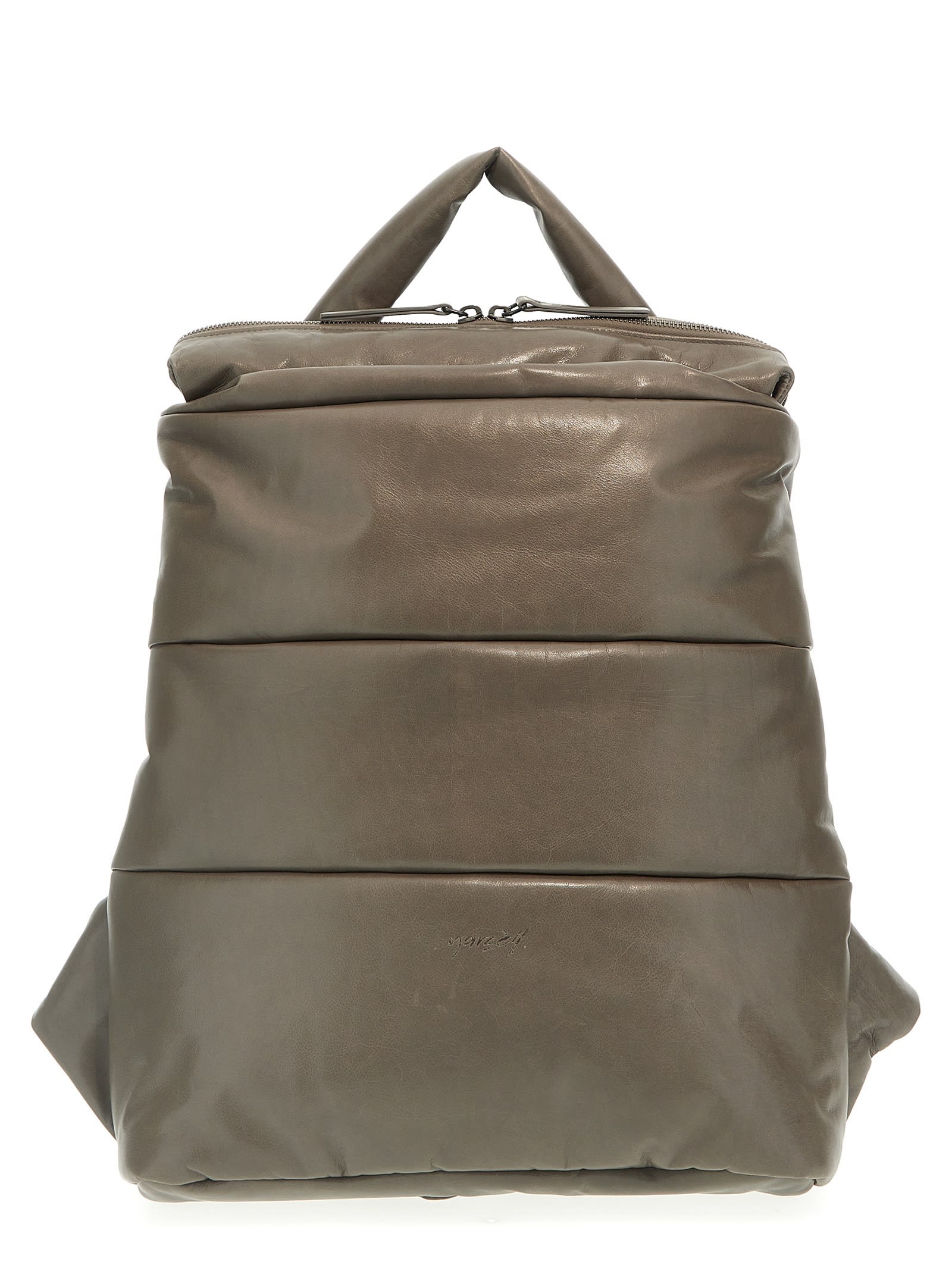 Shop Marsèll Trapuntata Backpack In Gray