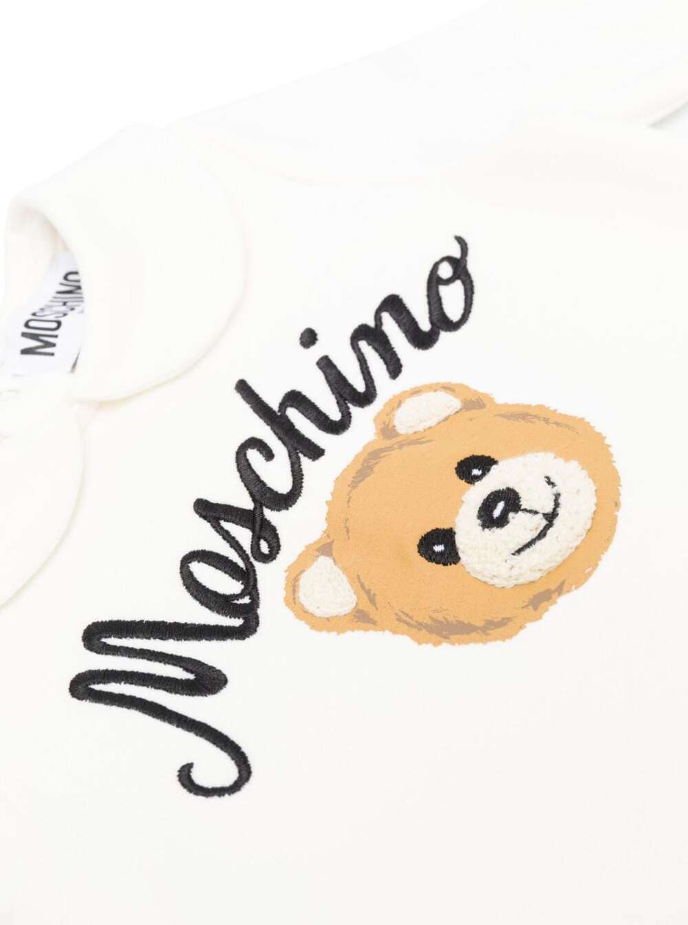 Shop Moschino Babygrow With Gift Box In White