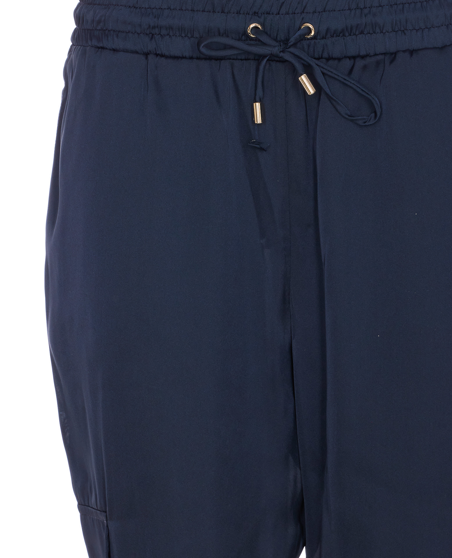 Liu •jo Wide Model Trousers With Side And Back Pockets In Blue