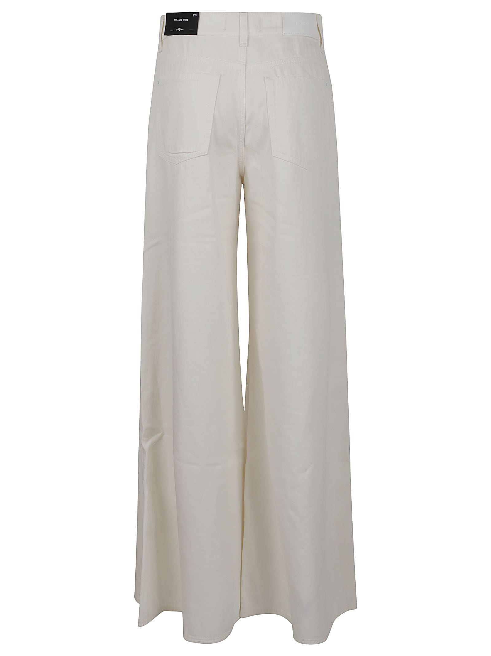 7 For All Mankind Wide Legs High Waist Linen In Lni