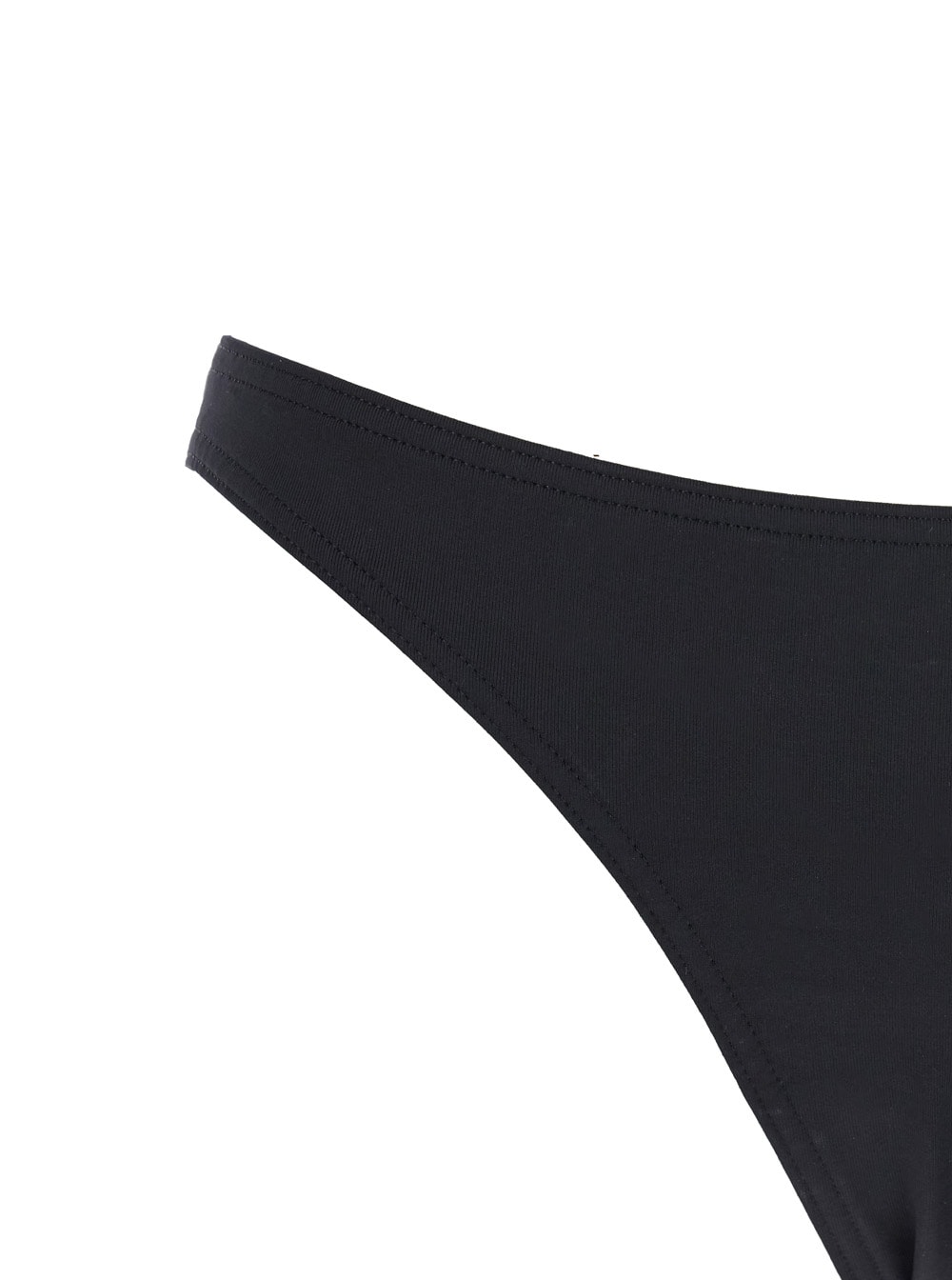 Eres Fripon Black Bikini Bottoms With Low Waist In Tech Fabric Stretch Woman In Black