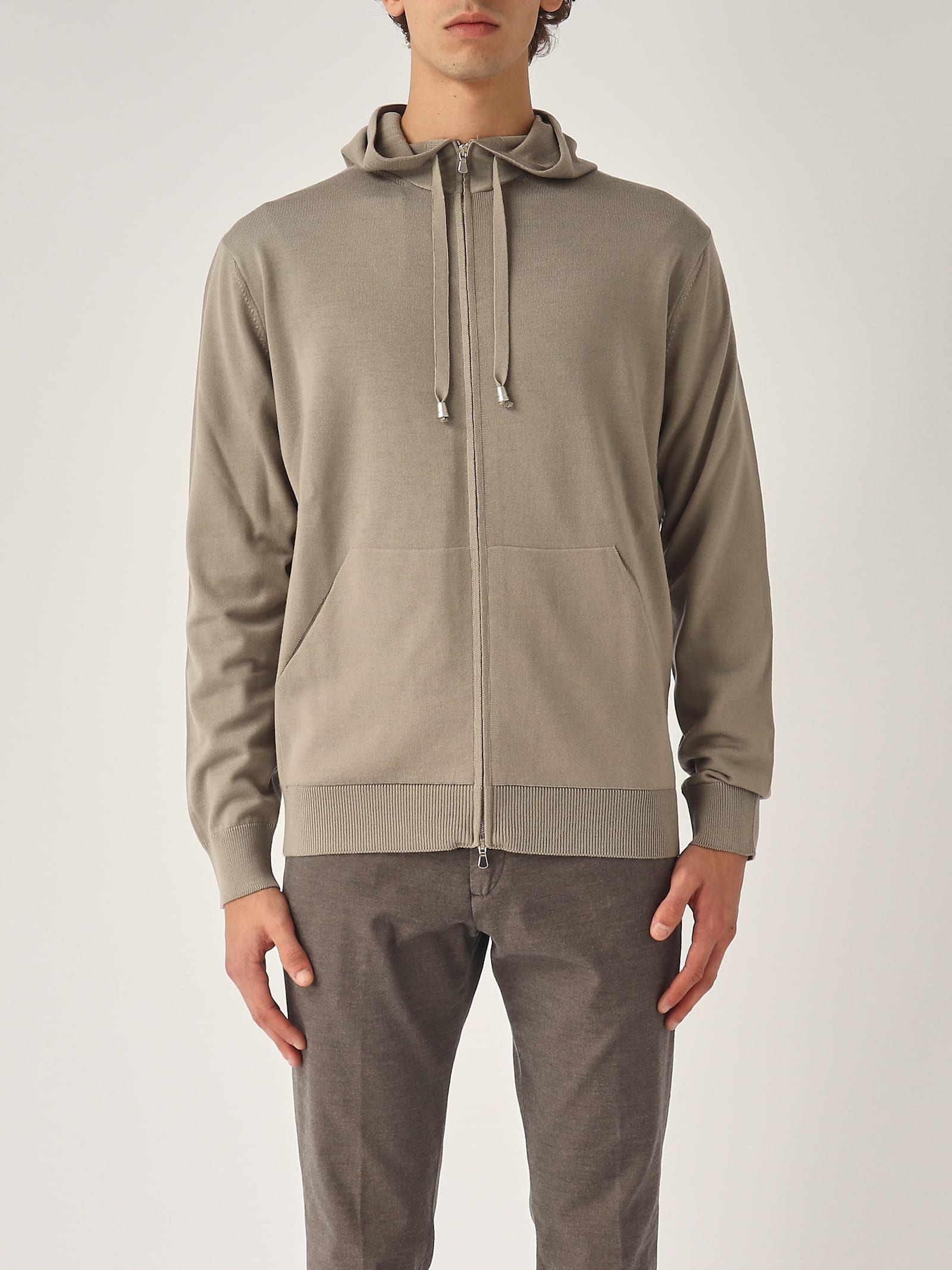 Full-zip Con Cappuccio Merinos Hoodie