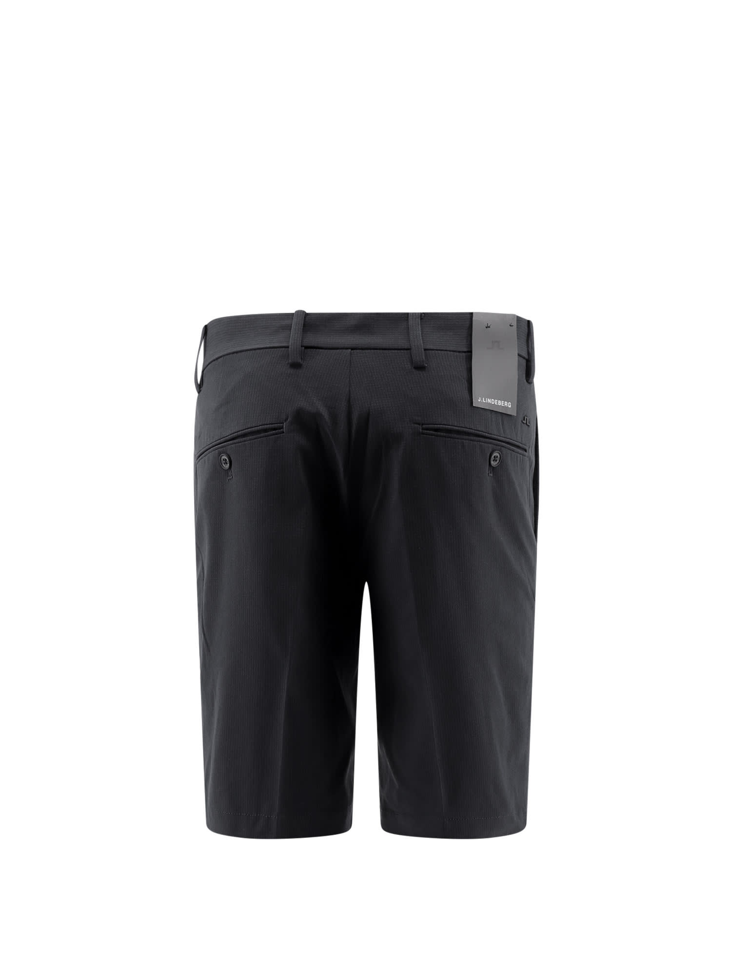 Shop J. Lindeberg Bermuda Shorts In Black