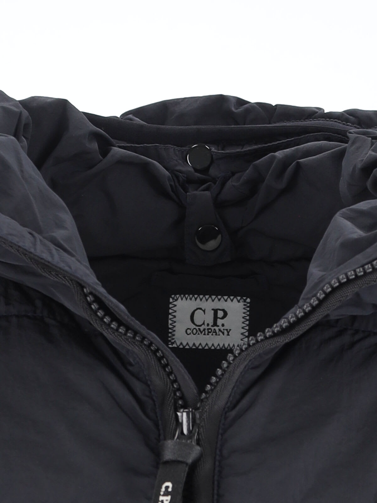 C.p. Company Chrome-r Lens Hooded Jacket In Gray