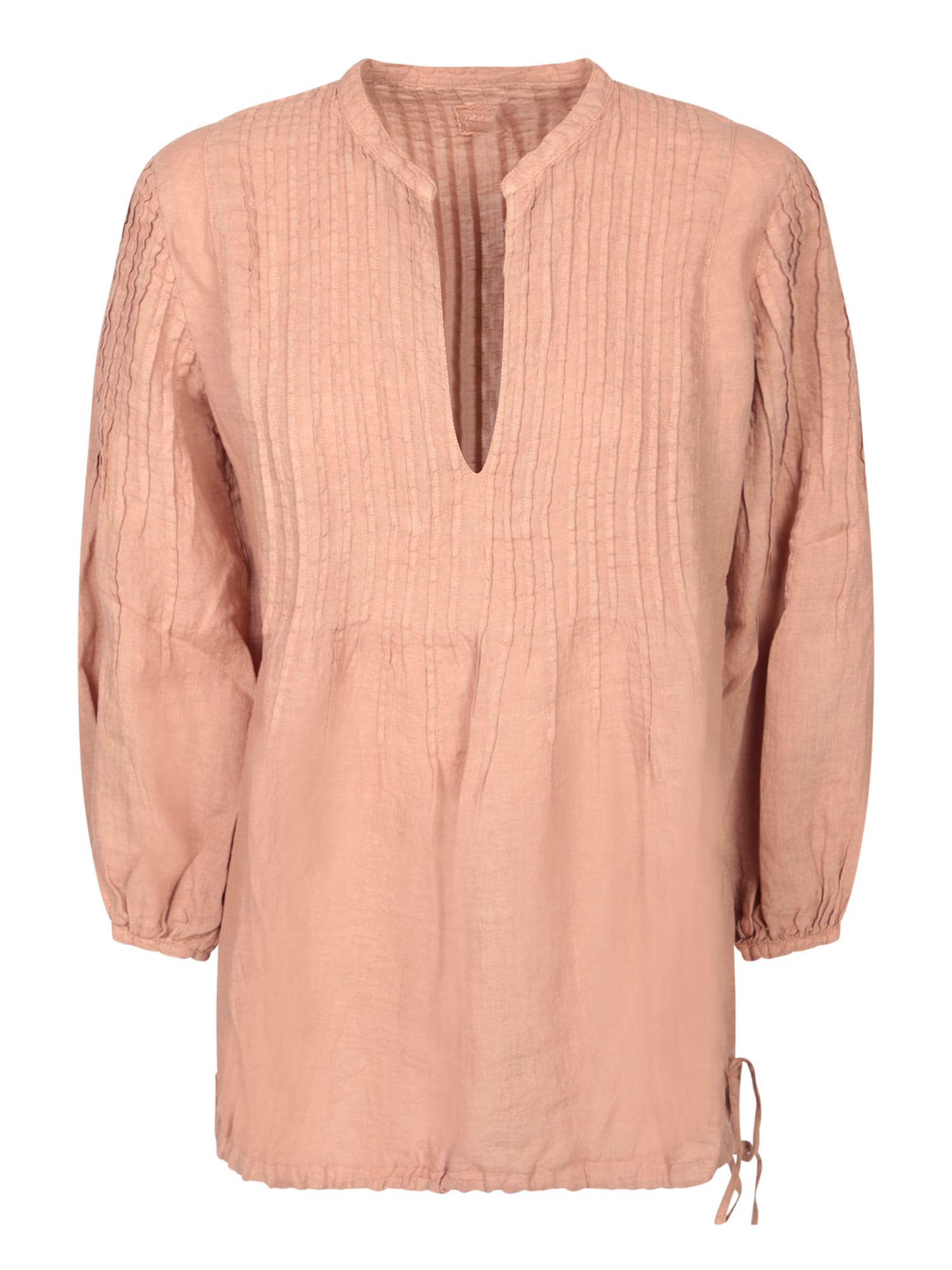 Embroidered Rosewood Blouse