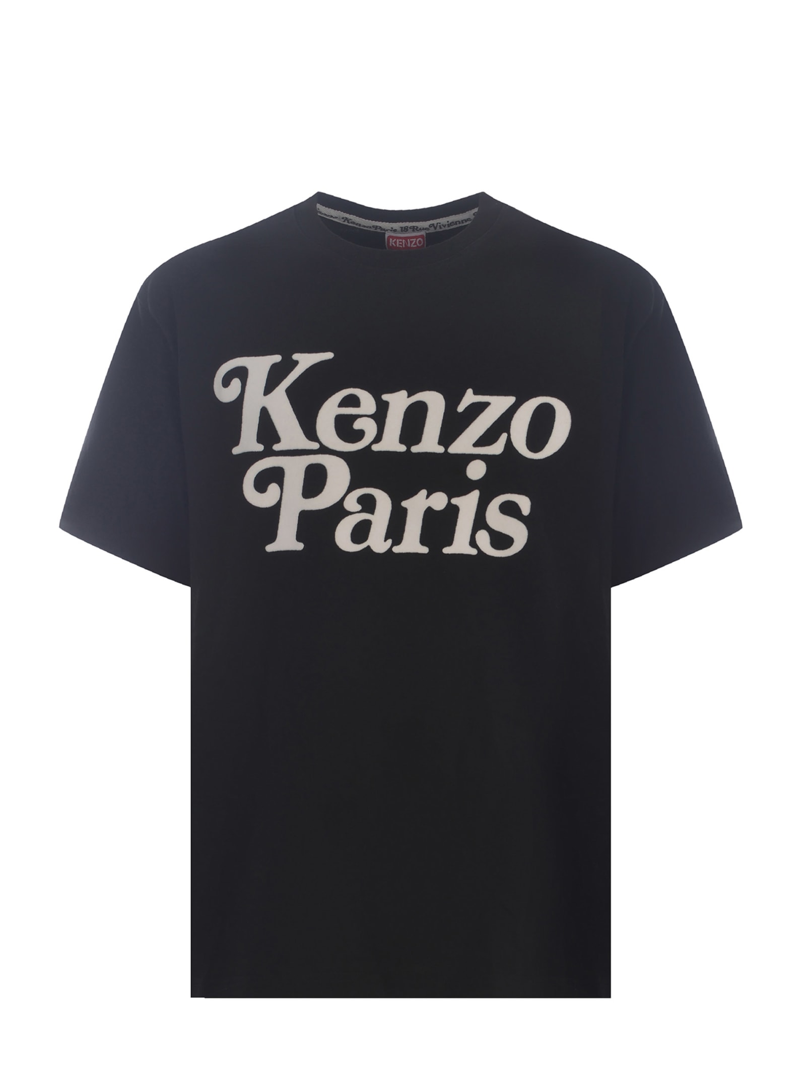 Shop Kenzo T-shirt  By Verdy Made Of Cotton In Nero
