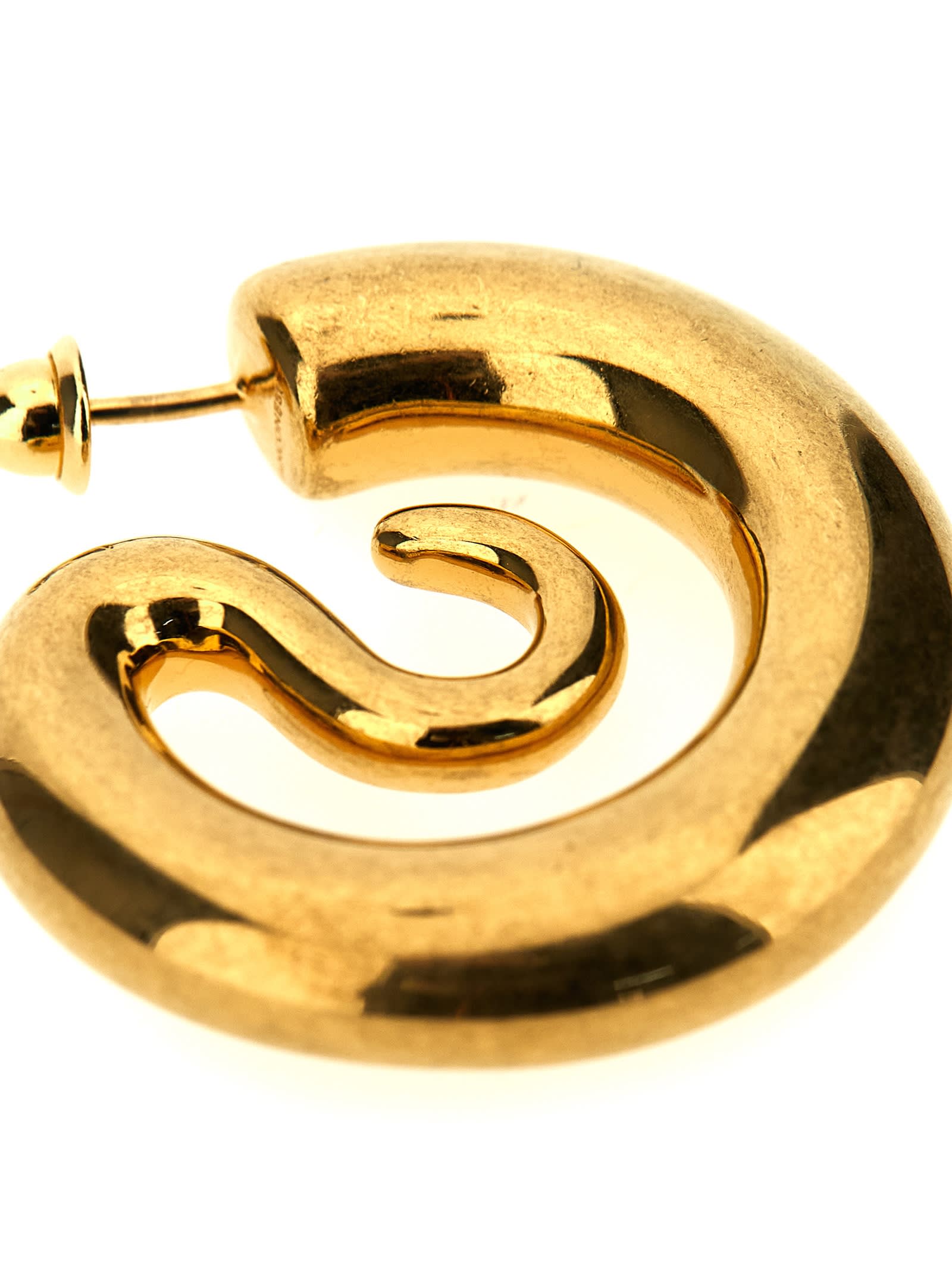 Panconesi Ssense Exclusive Gold Serpent Earrings In Gold