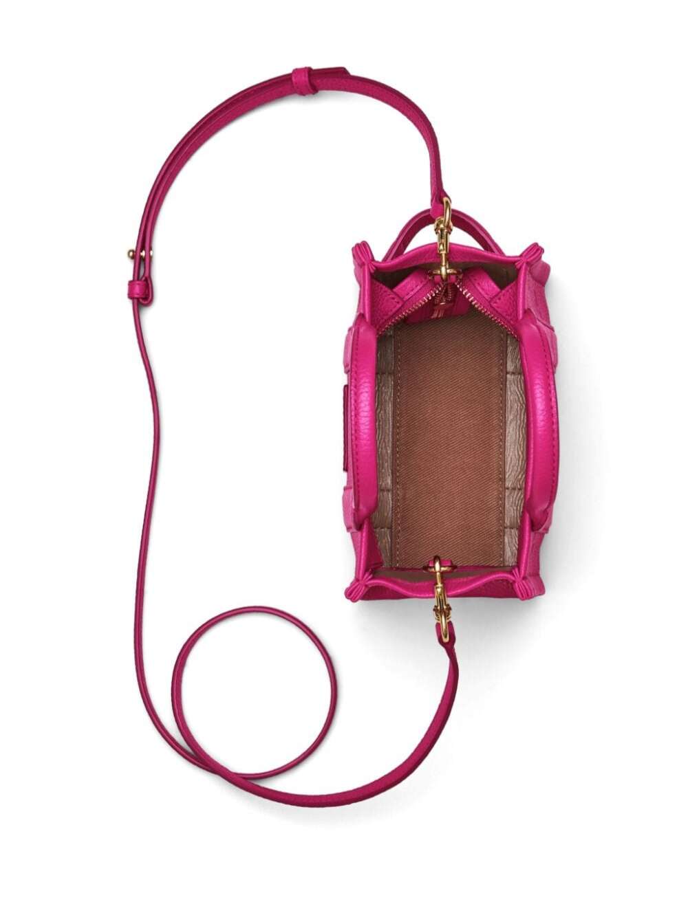 Shop Marc Jacobs The Mini Tote In Magenta