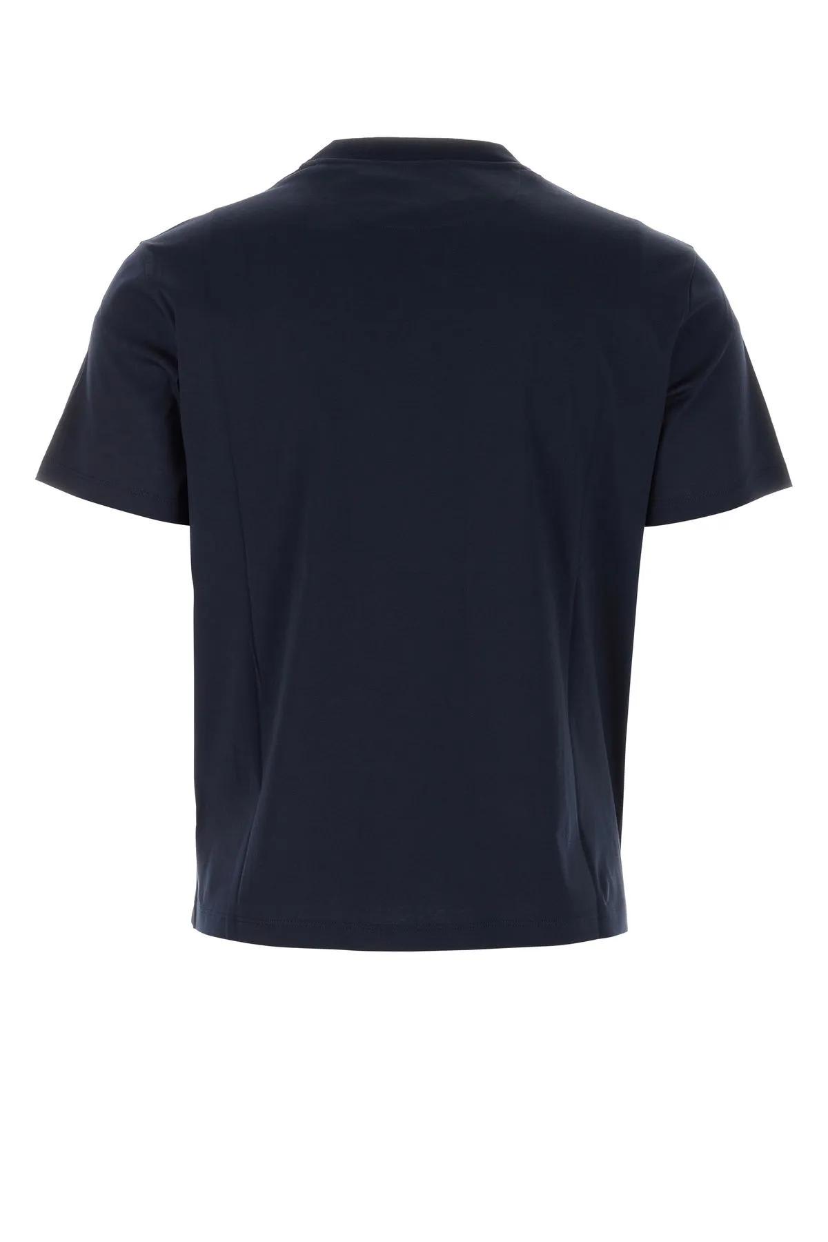 VALENTINO NAVY BLUE COTTON T-SHIRT 