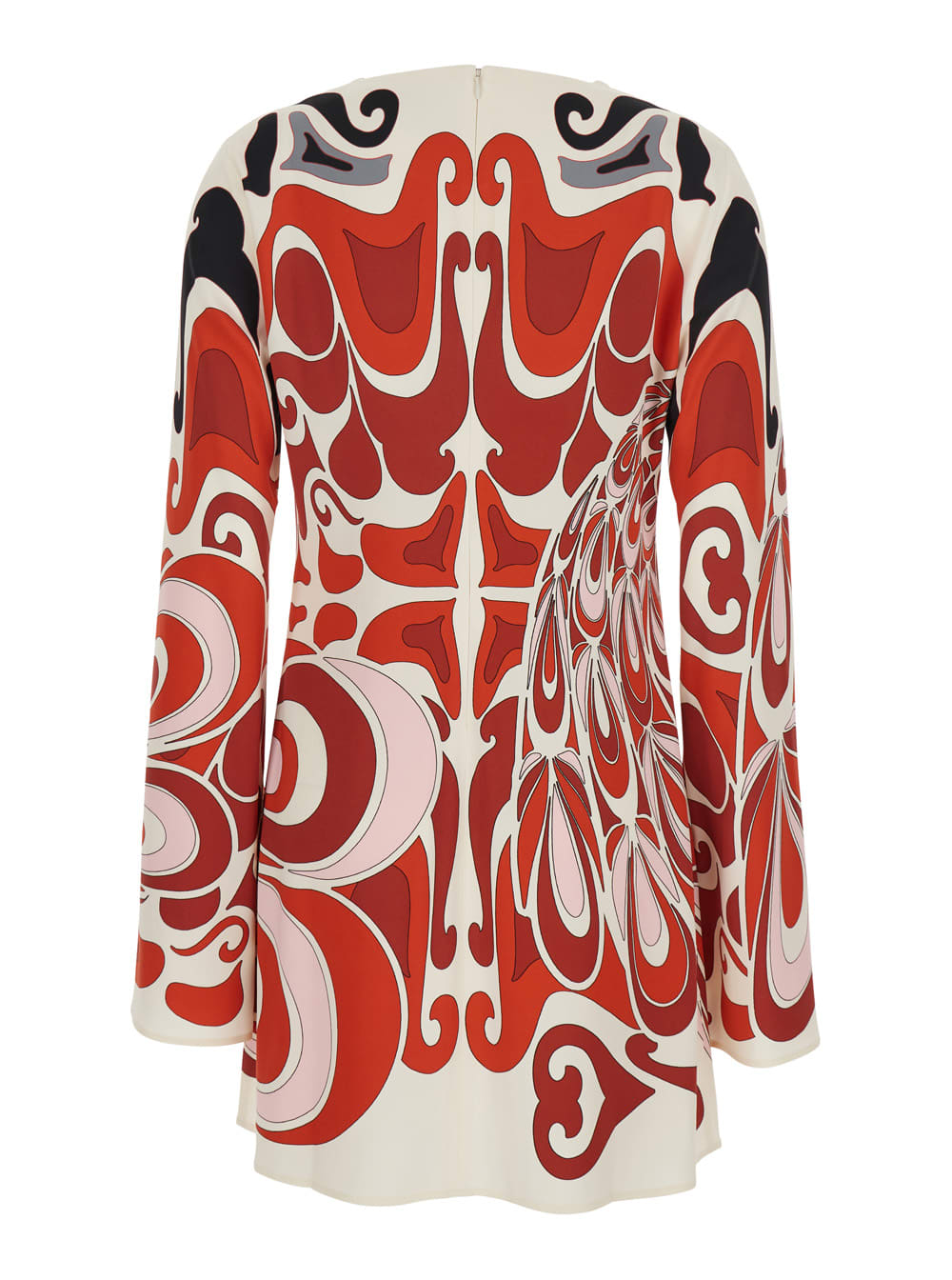 La Doublej Icon Supremes Printed Crepe Mini Dress In Multi