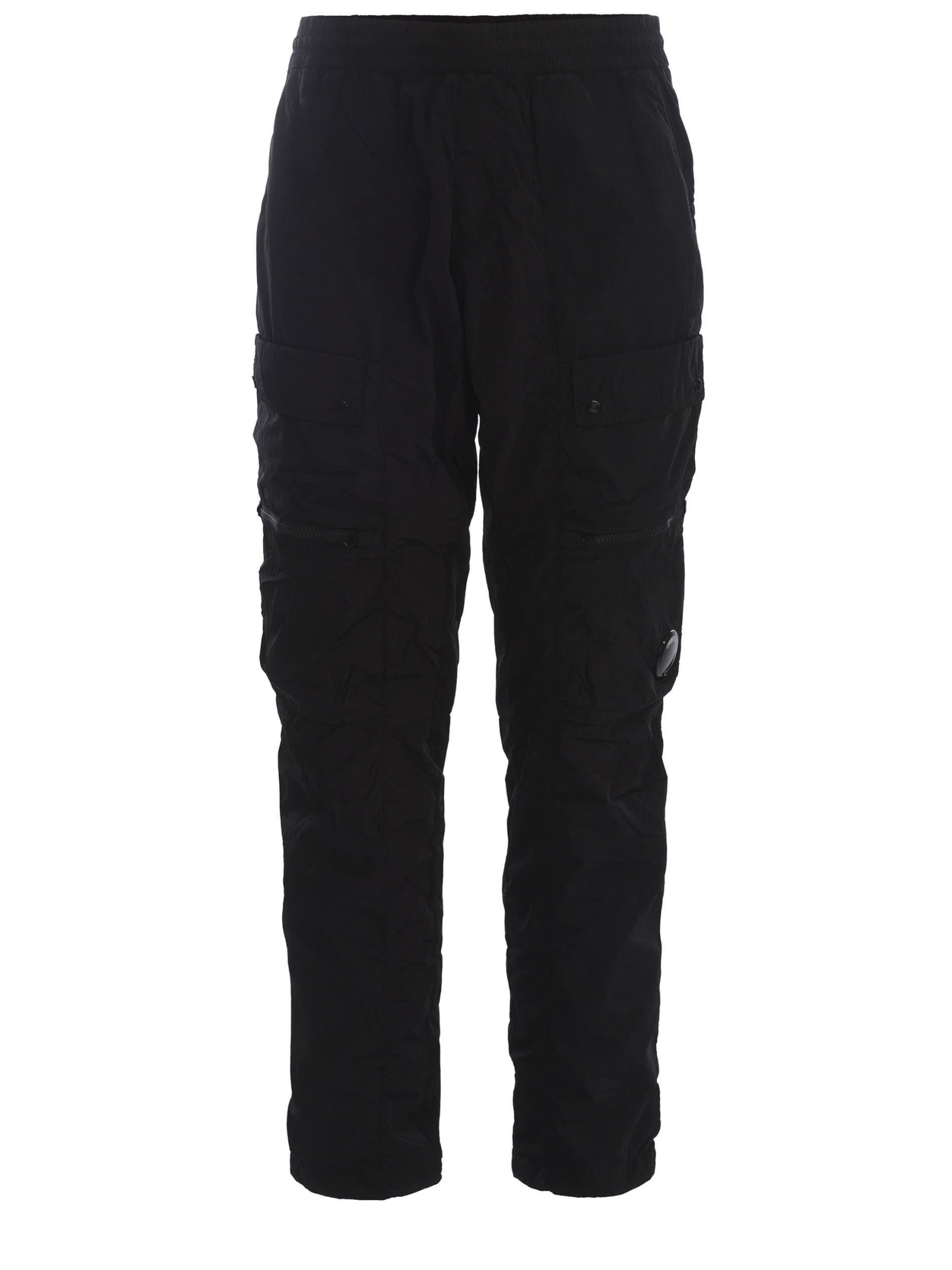 Shop C.p. Company Trousers C.p.company Chrome-r Made Of Nylon In Black