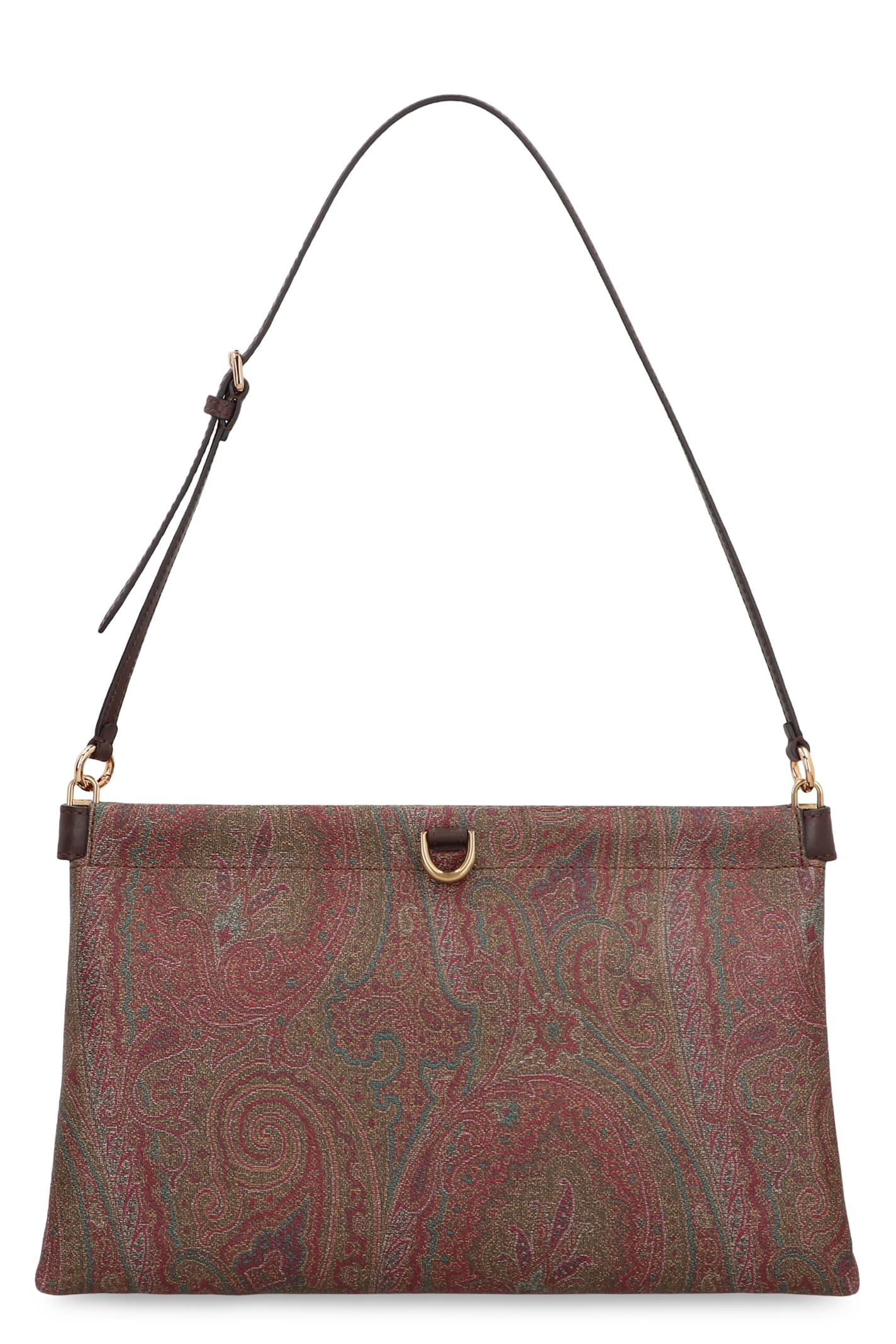 Etro Clutch Talk Media In Brown