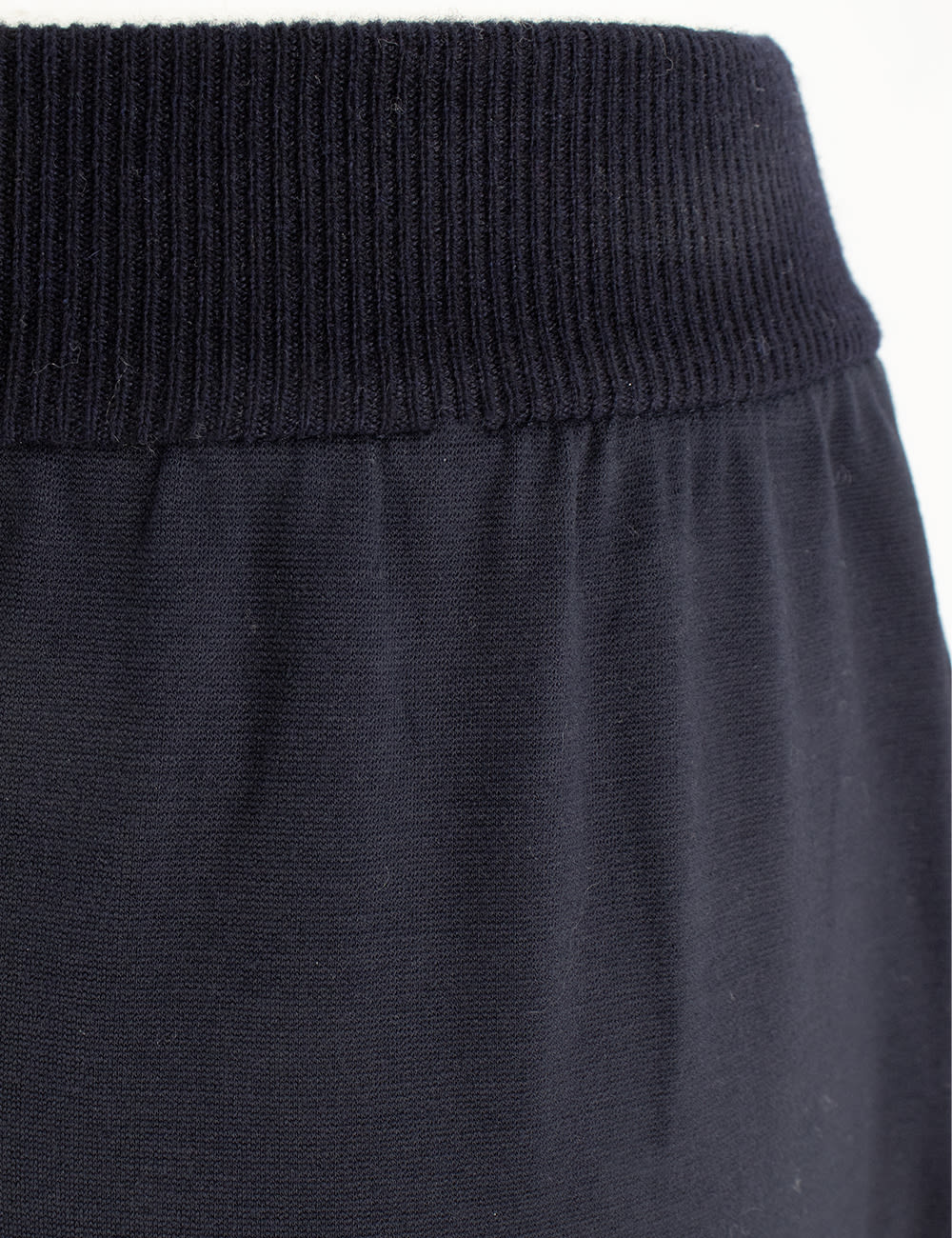 Shop Le Tricot Perugia Skirt In Navy Dark Blue