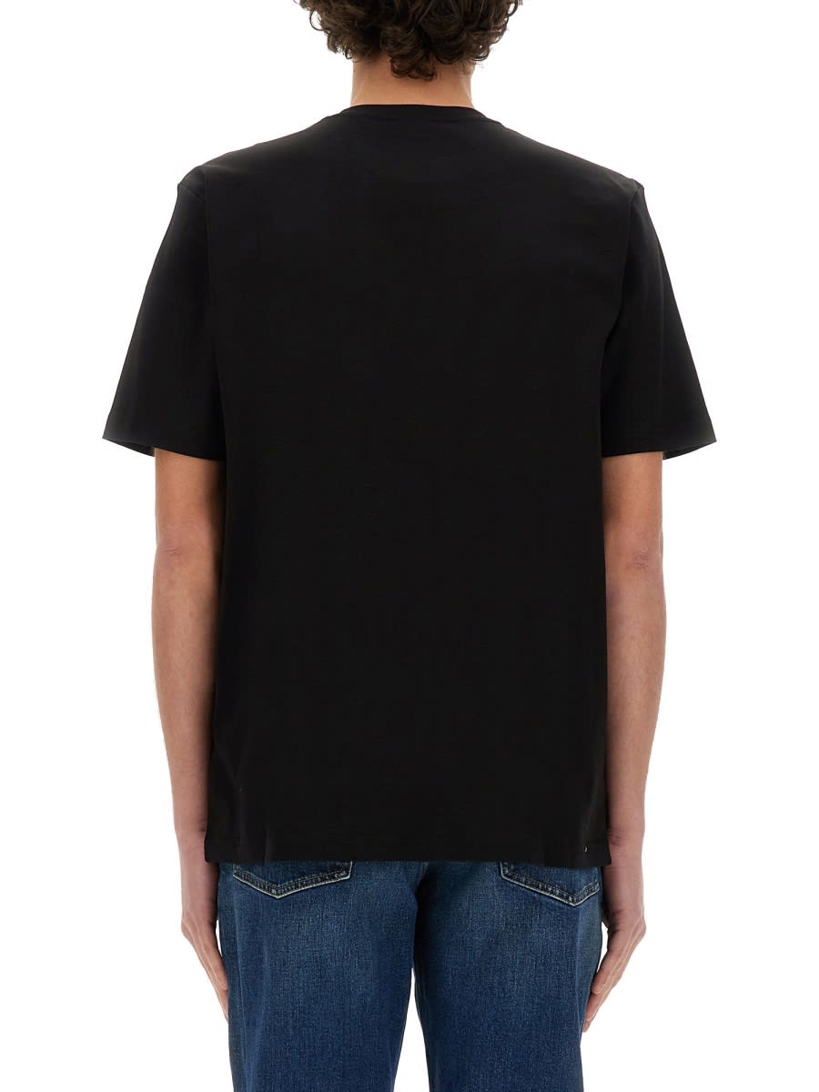 Shop Diesel T-shirt T-just-doval-pj In Black