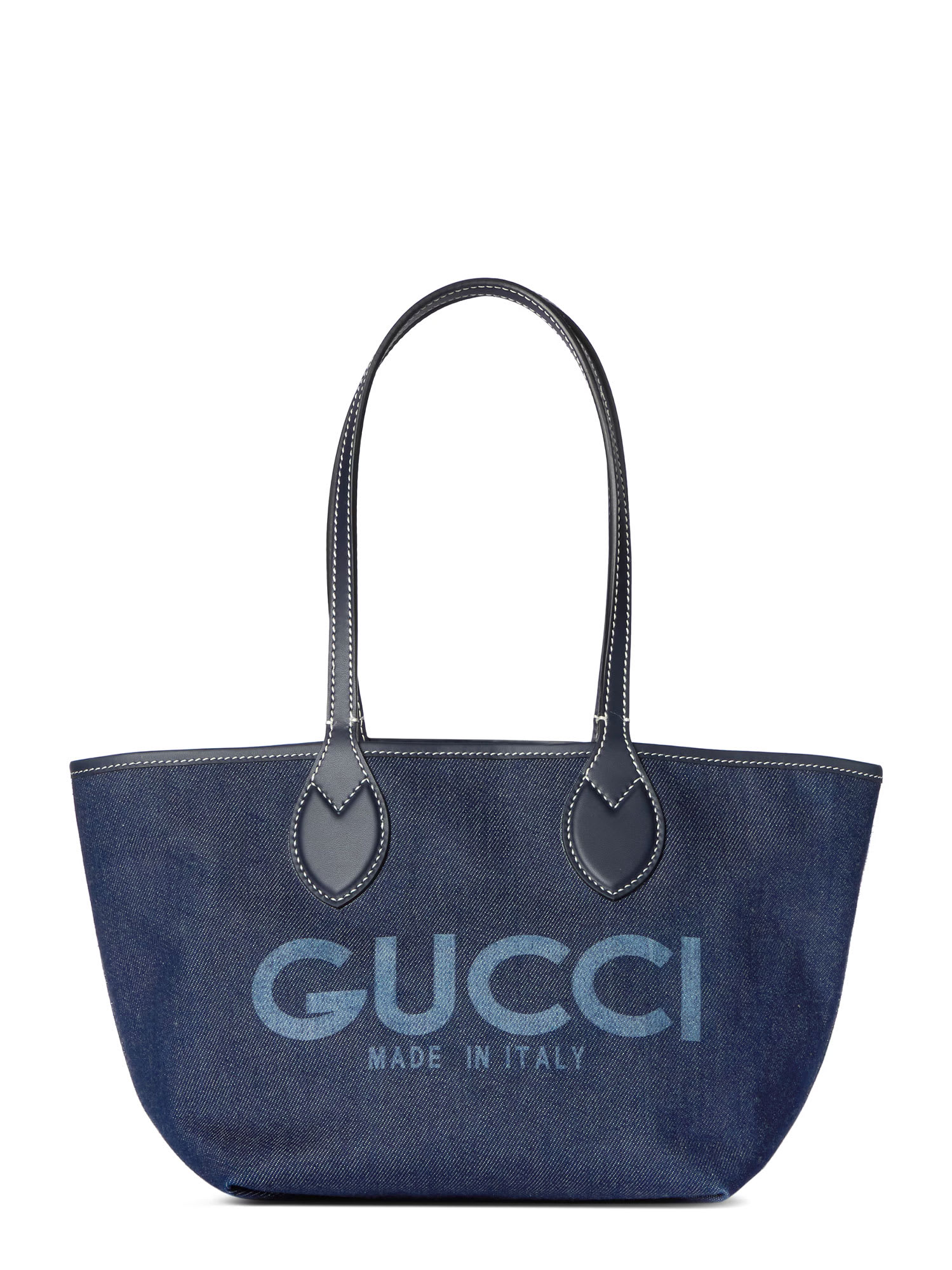GUCCI TOTISSIMA DENIM REVERSIBLE SHOPPING BAG