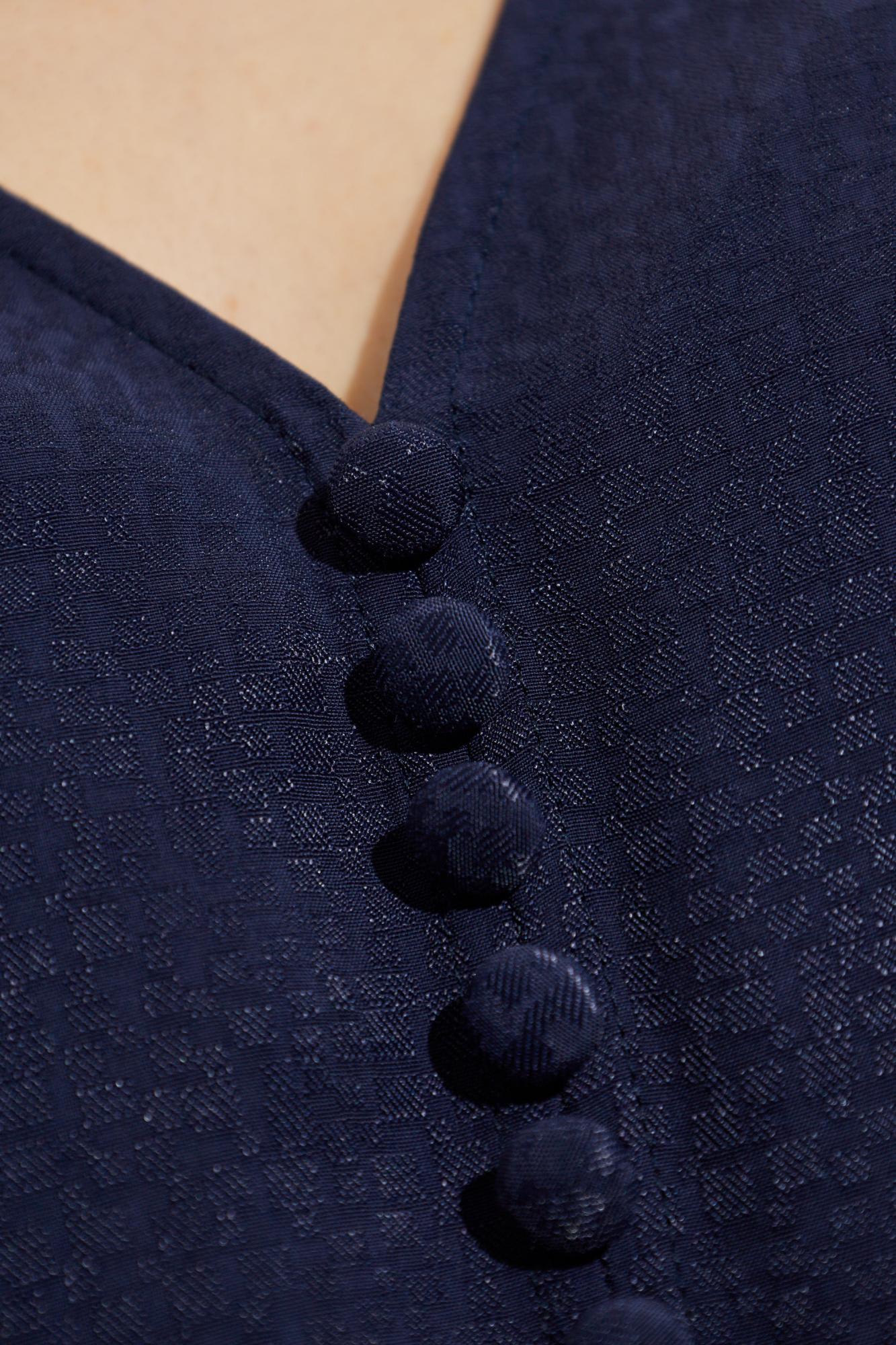 Shop Emporio Armani Top From The Sustainability Collection In Blue